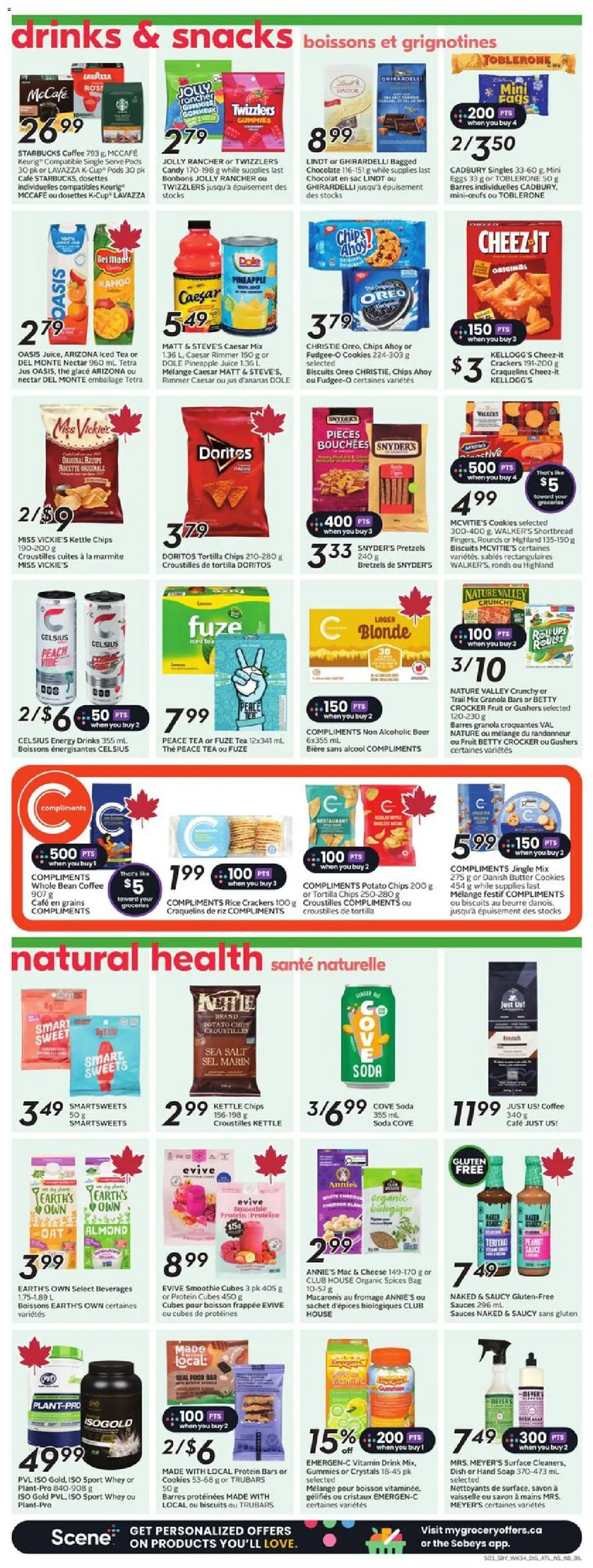 Sobeys flyer valid from 18.12.2025 | Page: 11 | Products: Pineapple, Bag, Soap, Eggs