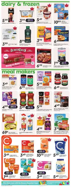 Safeway flyer valid from 11.09.2025 | Page: 11 | Products: Noodles, Cheese, Yogurt, Pizza