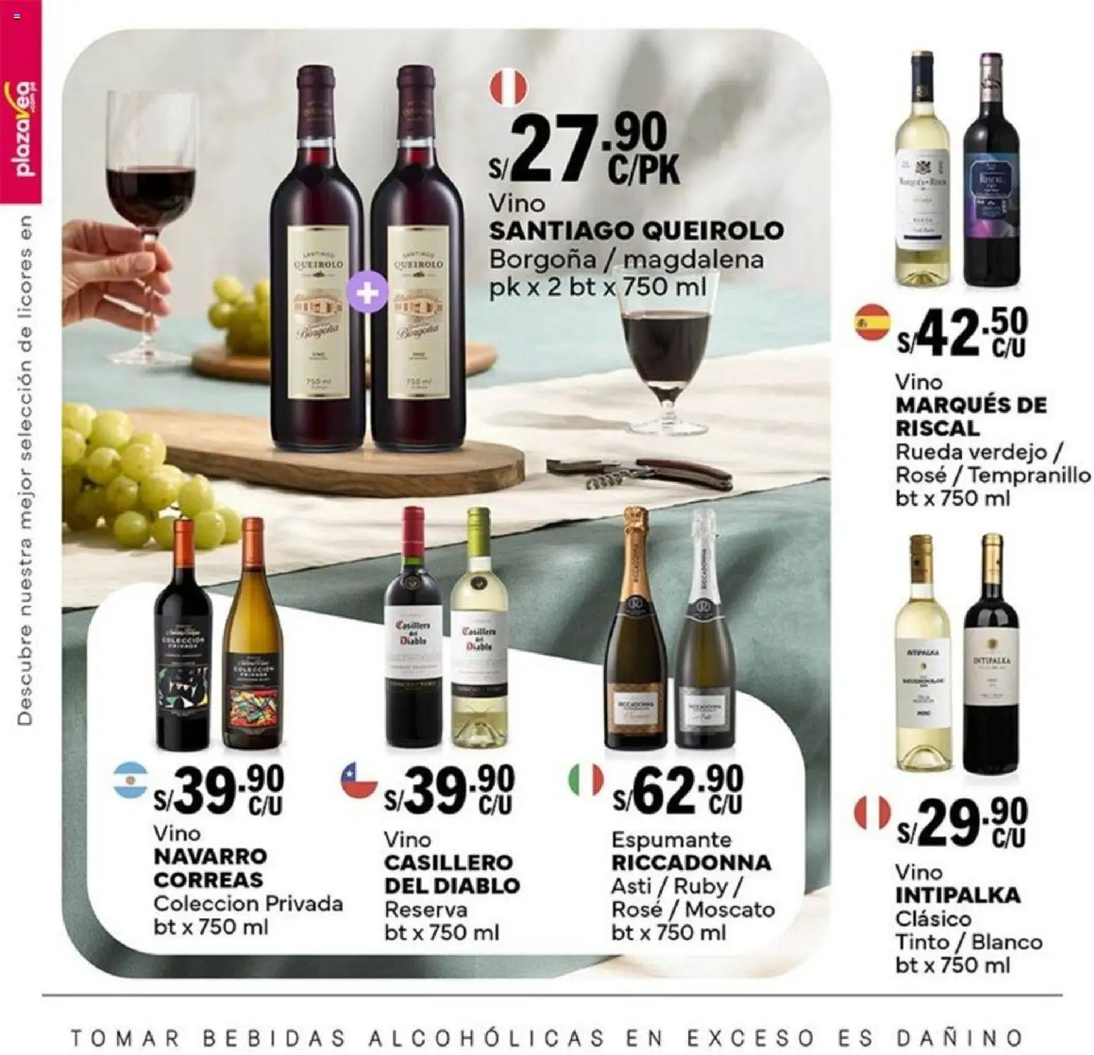 Catálogo Plaza Vea válido desde 23.03.2026 | Página: 14 | Productos: Vino