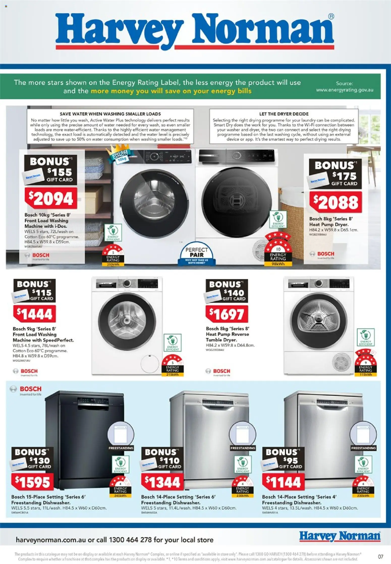 Harvey Norman catalogue - valid from 15.01.2026 | Page: 7 | Products: Water, Accessories, Device, Laundry