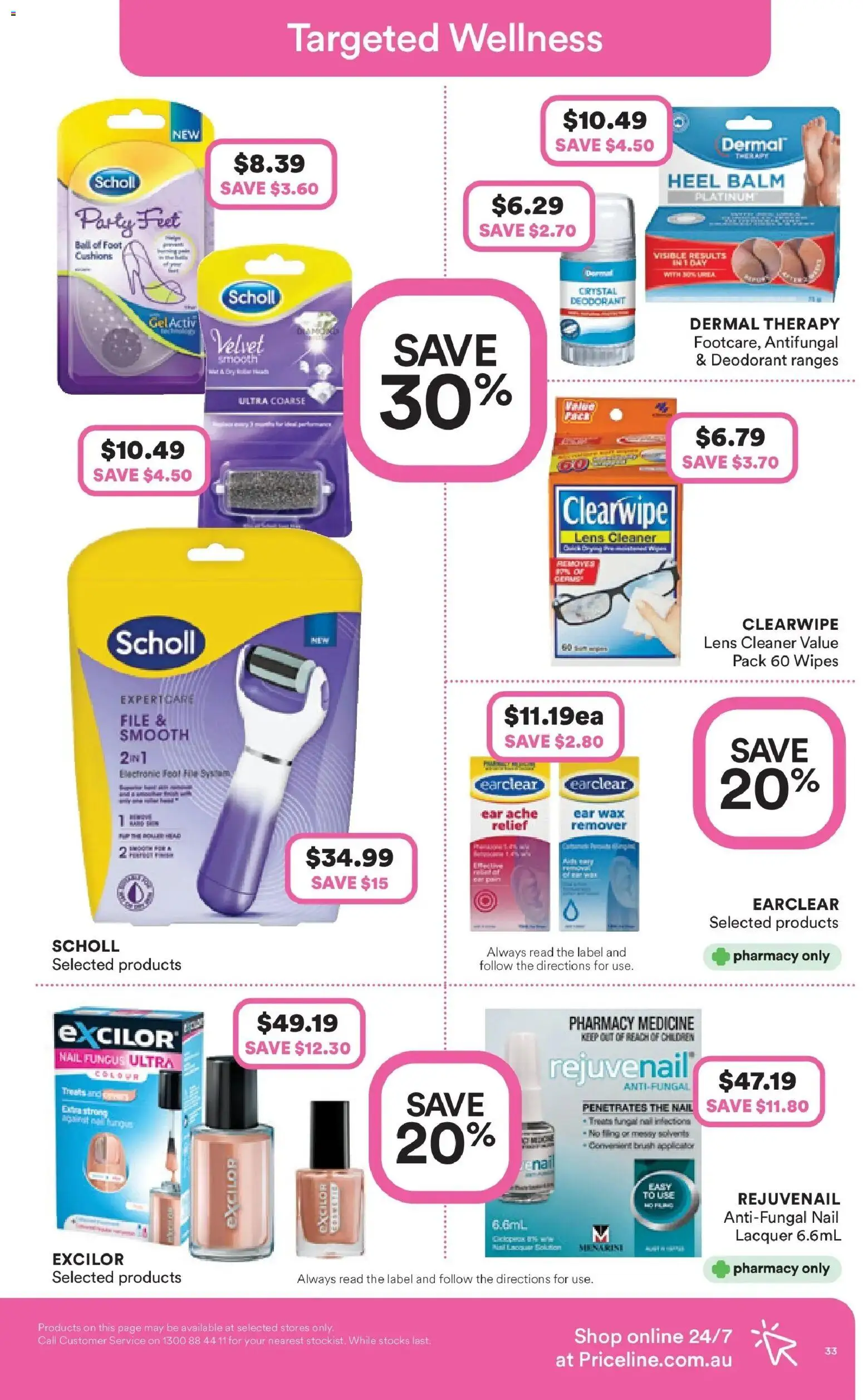 Priceline Pharmacy catalogue - valid from 11.12.2025 | Page: 33 | Products: Brush, Cleaner, Deodorant