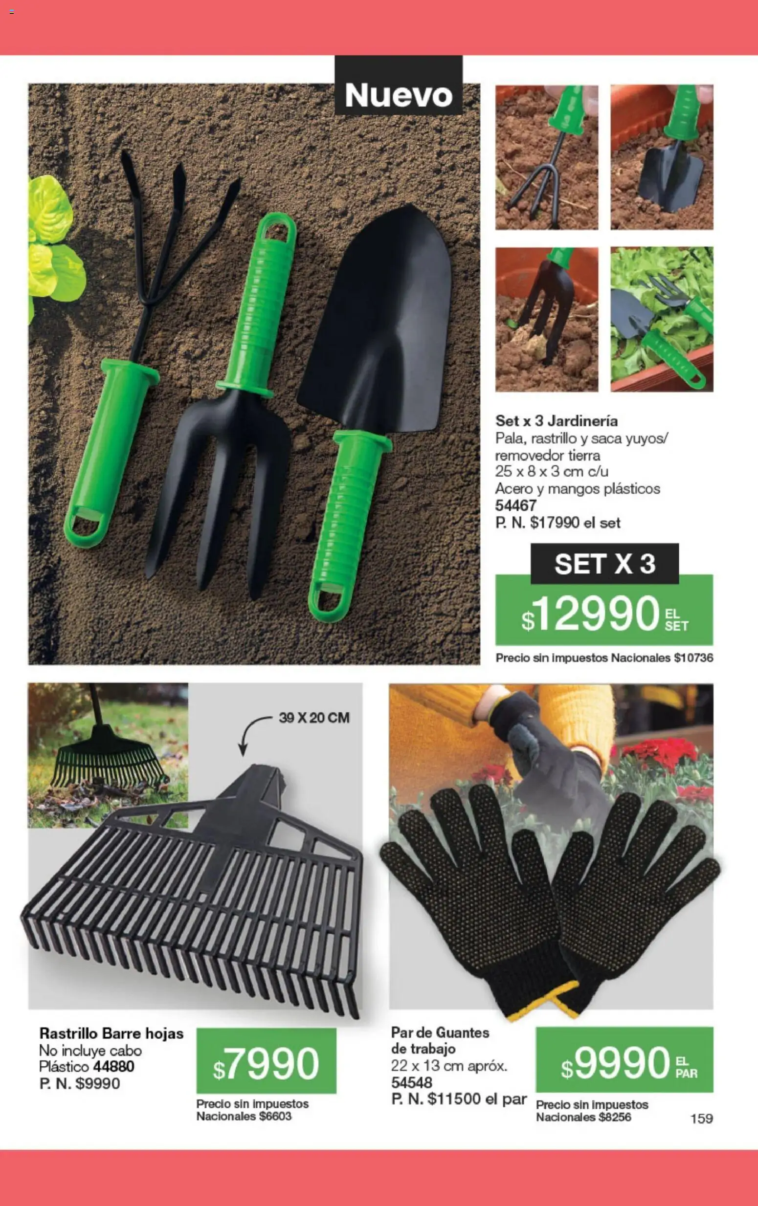Gigot - CAMPAÑA 03 │ válido desde el 01.03.2026 | Página: 159 | Productos: Rastrillo, Guantes