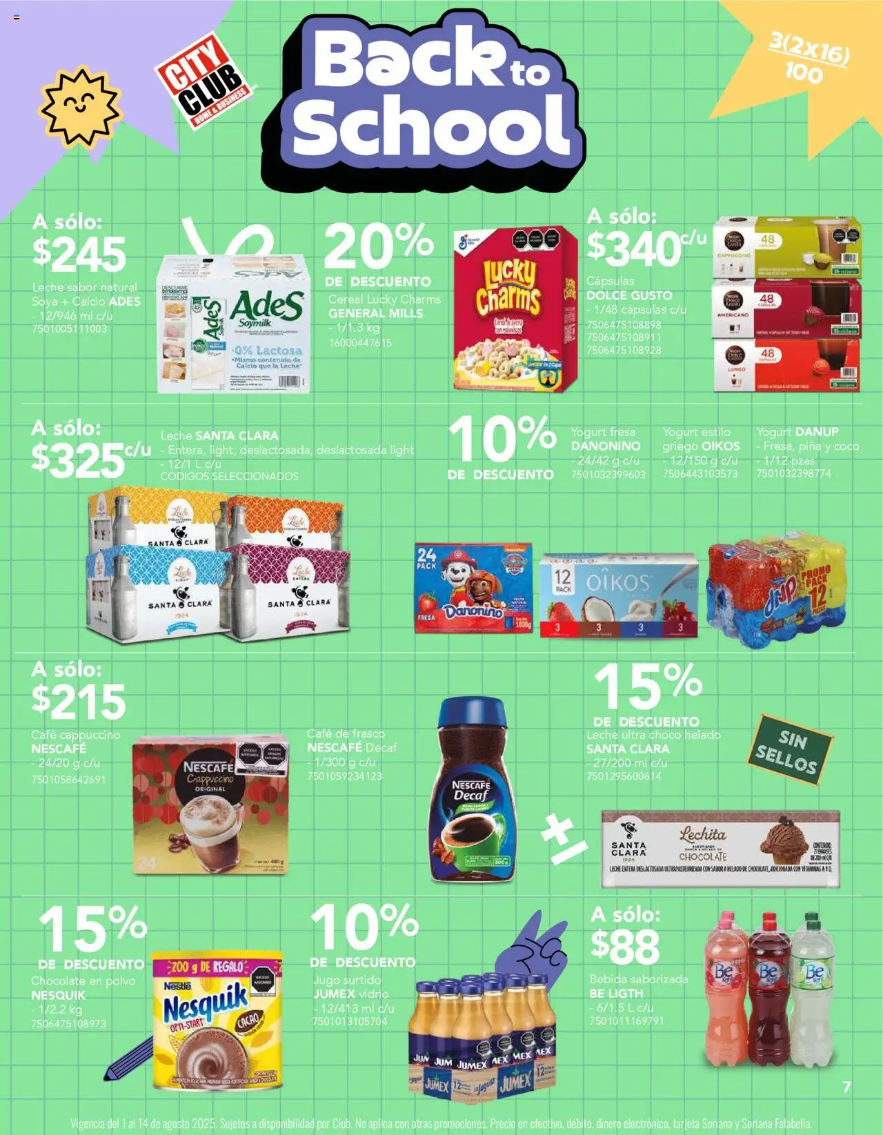 Nuevas ofertas de City Club válidas en toda la República Mexicana desde el 01.08.2025. ¡Encuentra las mejores ofertas en City Club - Catálogo! | Página: 7 | Productos: Fresa, Frasco, Piña, Polvo