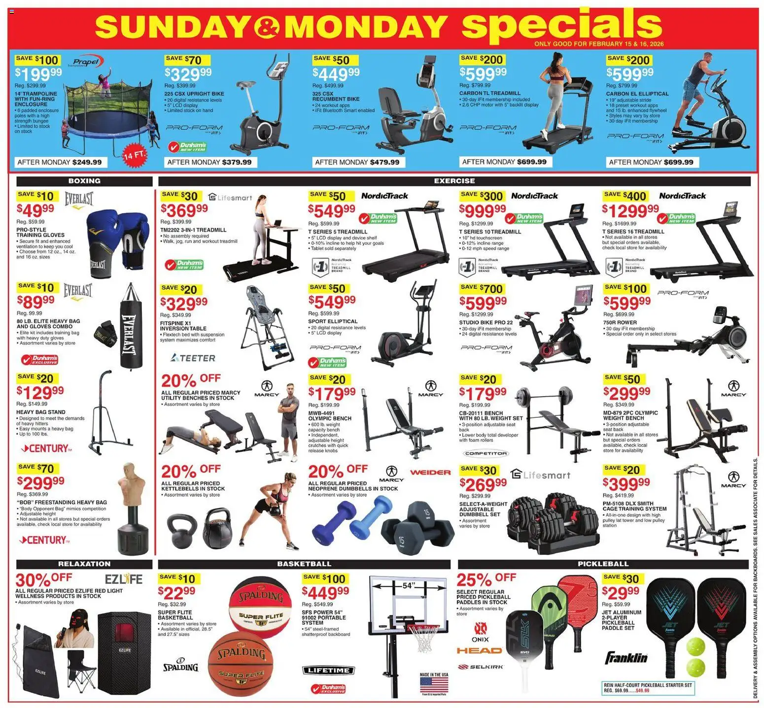Dunham's Sports Weekly Ad - valid from 14.02.2026 | Page: 6 | Products: Starter, Gloves, Tablet, Bag