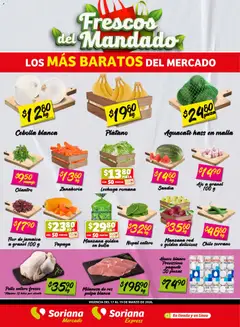 Vista previa de Soriana Frescos del Mandado Mercado: Nuevo León, nuevo folleto de la tienda, válido en México a partir del 17.03.2026