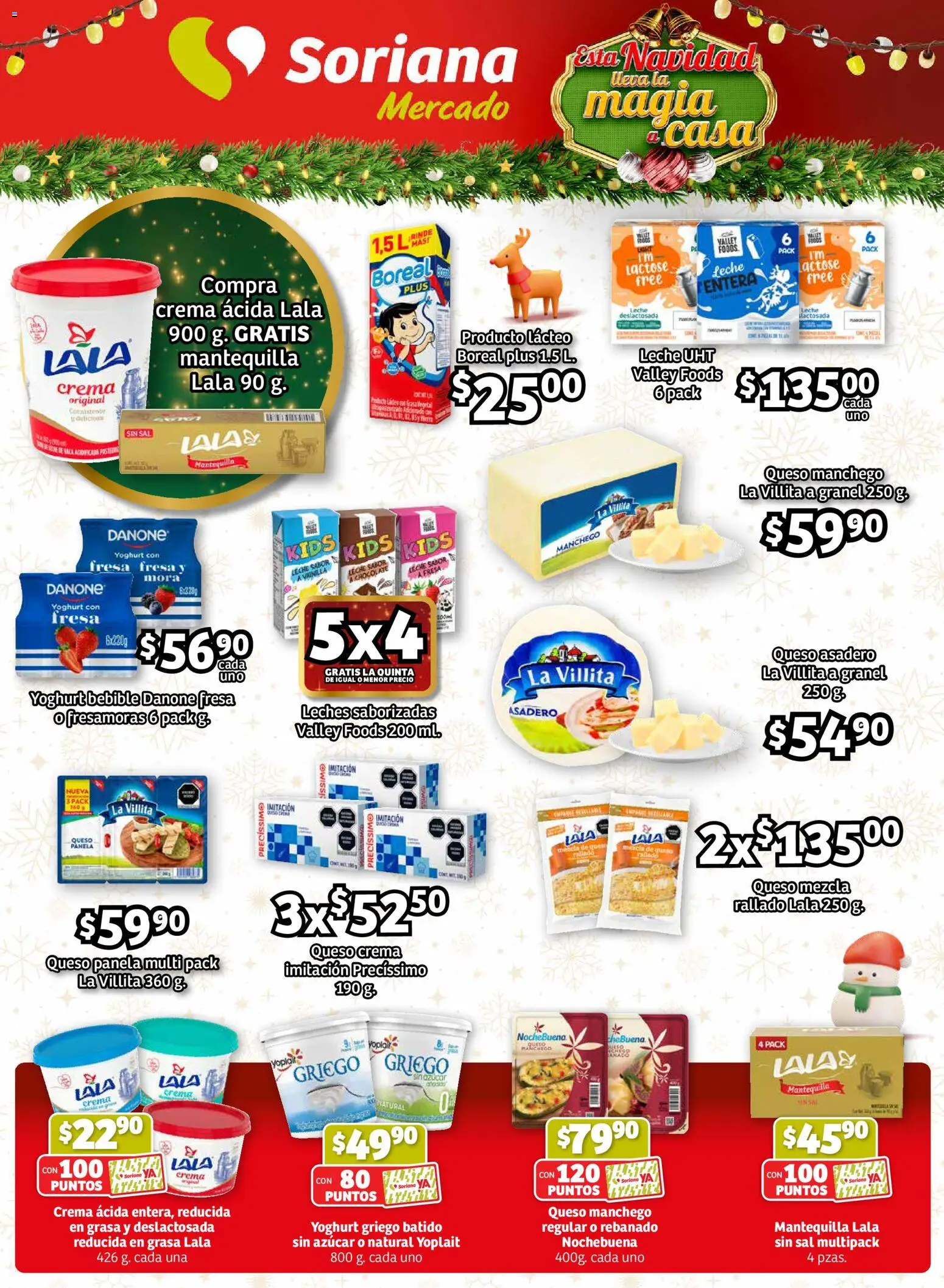 Nuevas ofertas de Soriana válidas en toda la República Mexicana desde el 27.11.2025. ¡Encuentra las mejores ofertas en Soriana - Pesito Valedor Mercado: Nay, Sin, Son! | Página: 17 | Productos: Azúcar, Sal, Leche, Mantequilla