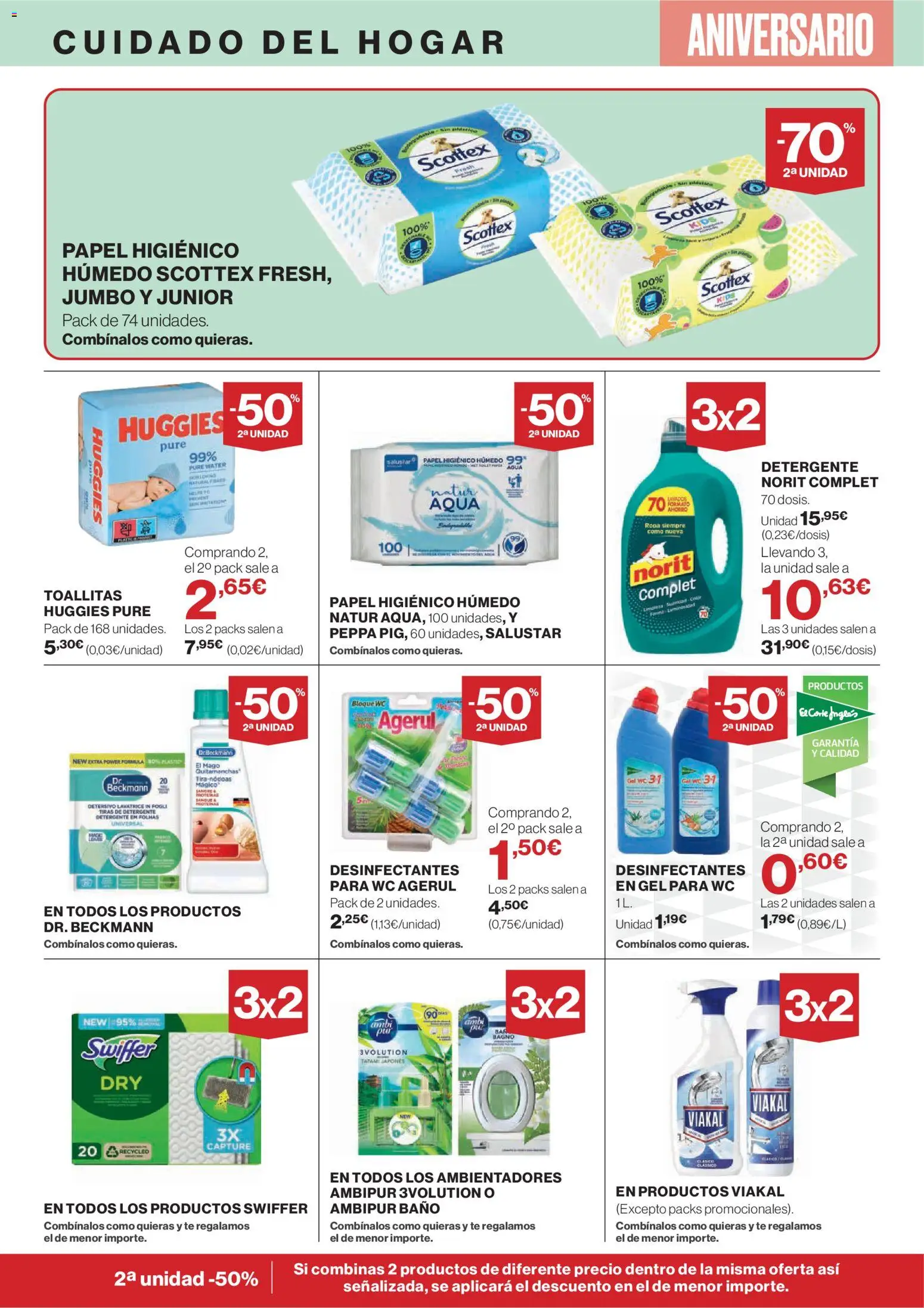 Nuevas ofertas de El Corte Inglés válidas en toda la República Mexicana desde el 23.10.2025. ¡Encuentra las mejores ofertas en El Corte - Catálogo Que necesitas hoy! | Página: 38 | Productos: Detergente, Wc, Té, Baño