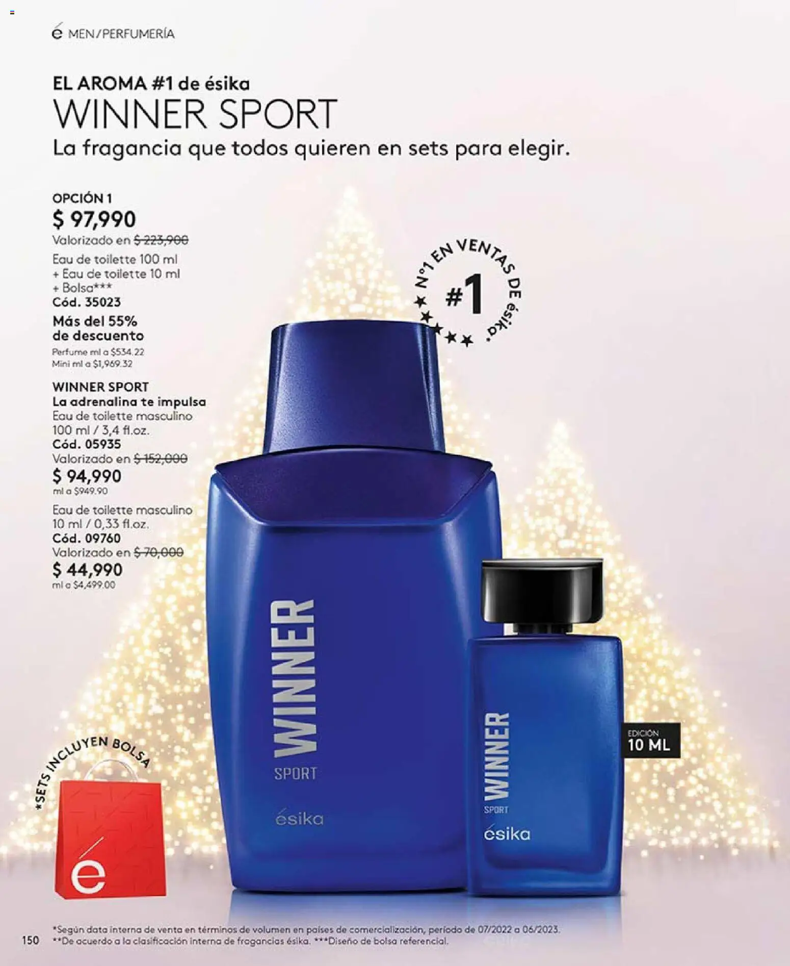 Ésika revista - valida desde el 03.11.2025 | Página: 162 | Productos: Té, Bolsa, Fragancia, Eau de toilette