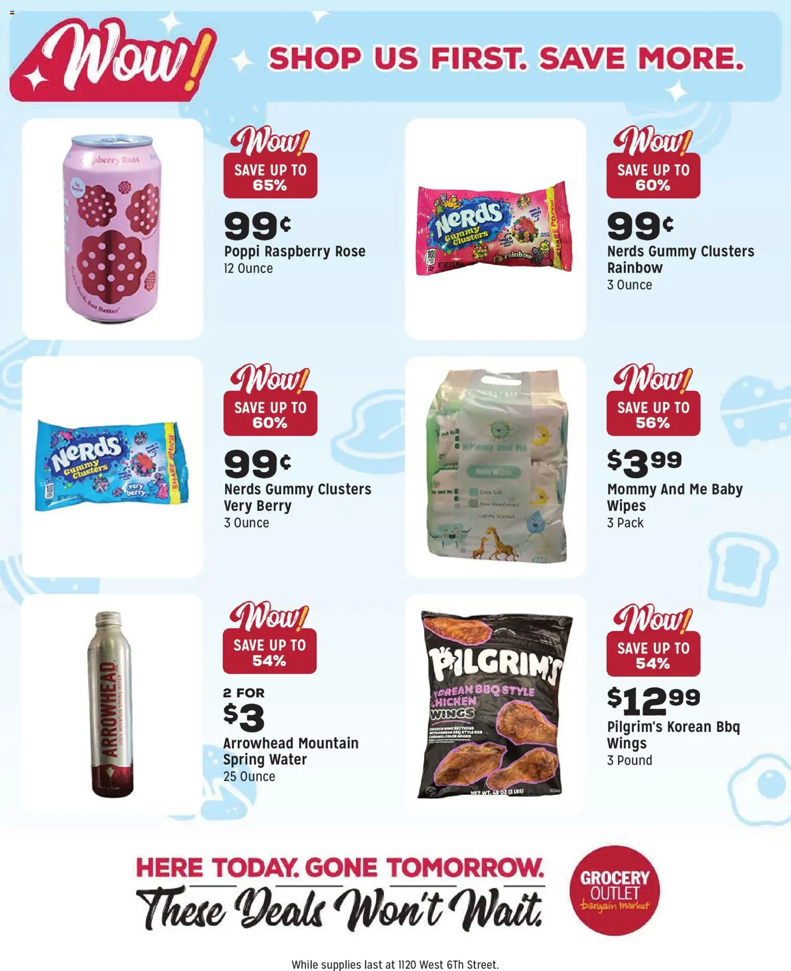 Grocery Outlet Weekly Ad - CA - valid from 22.10.2025 | Page: 12 | Products: Water, Raspberry