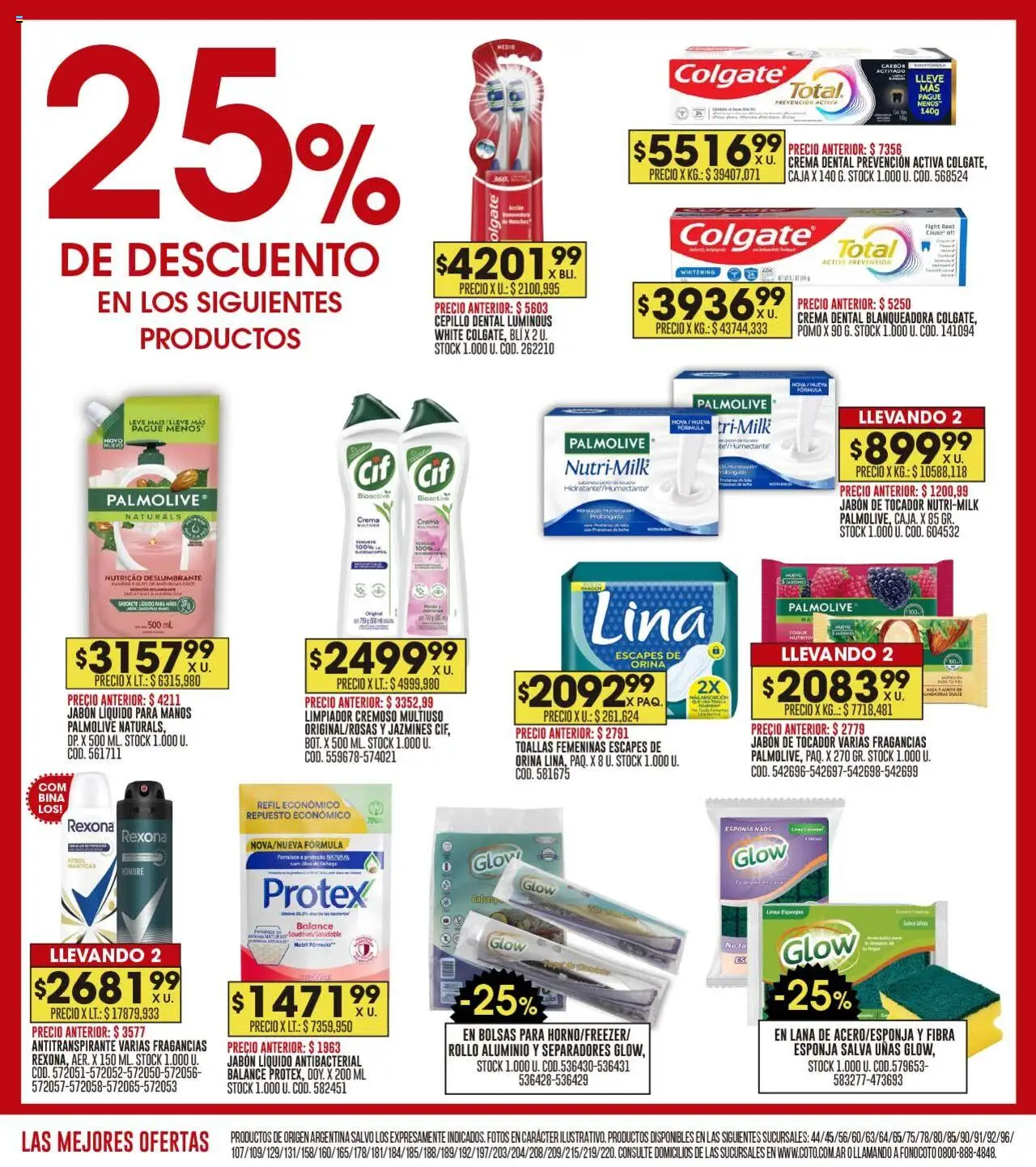 Coto ofertas │ válido desde el 14.07.2025 | Página: 18 | Productos: Caja, Jabón líquido, Limpiador, Crema