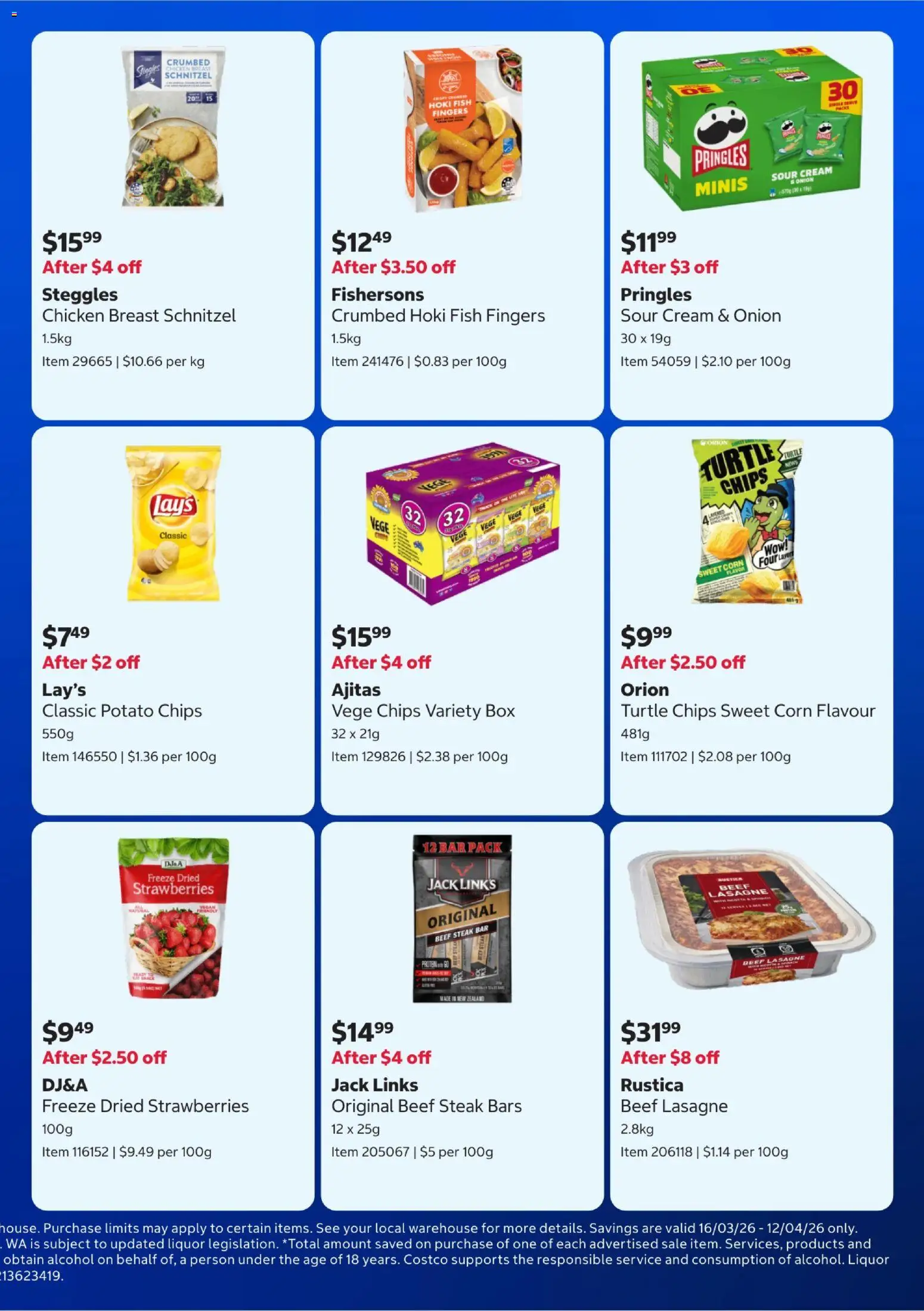 Costco catalogue - valid from 16.03.2026 | Page: 9 | Products: Sour cream, Beef, Strawberries, Steak