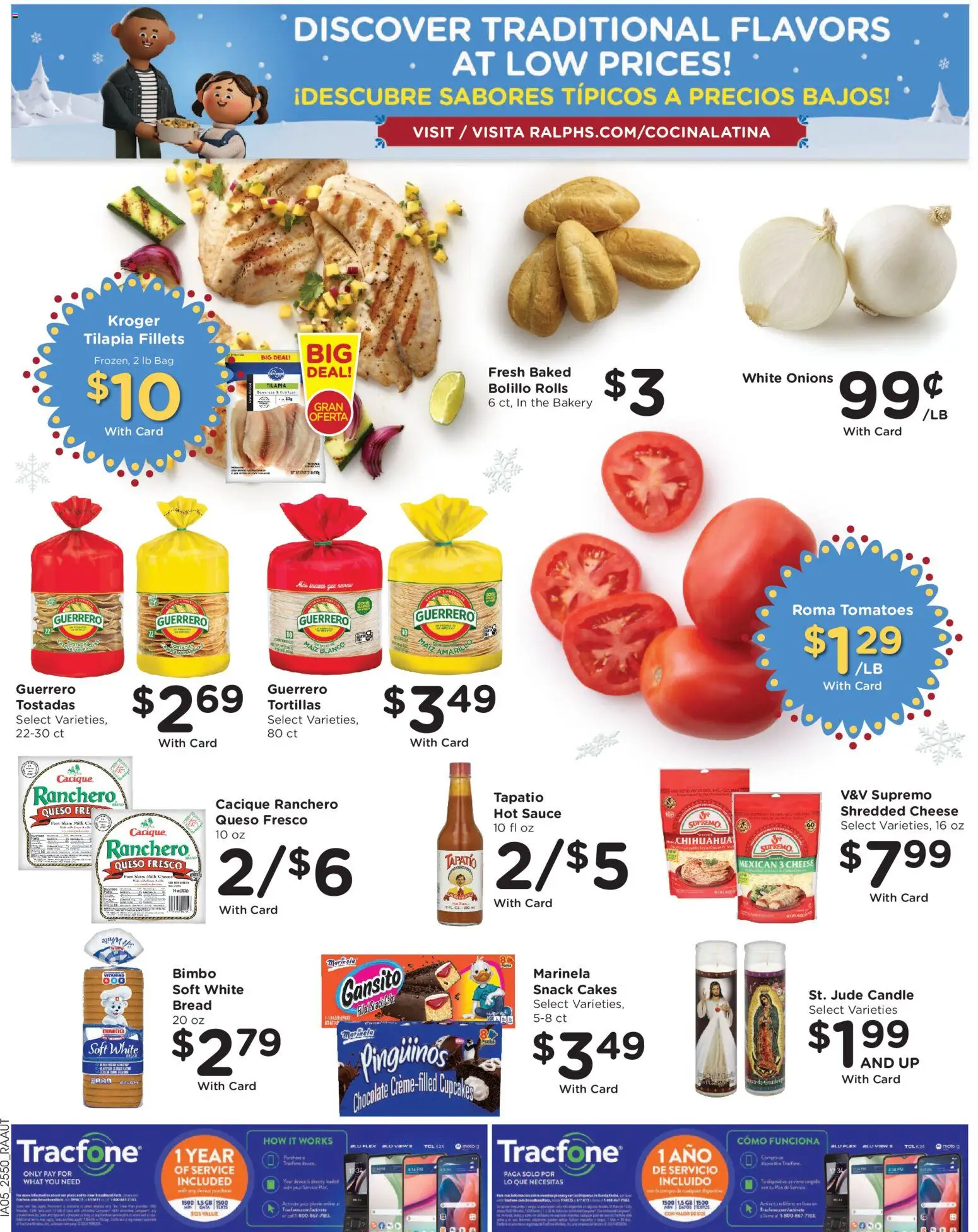 Ralphs Weekly Ad - valid from 14.01.2026 | Page: 12 | Products: Cheese, Bread, Sauce, Bag