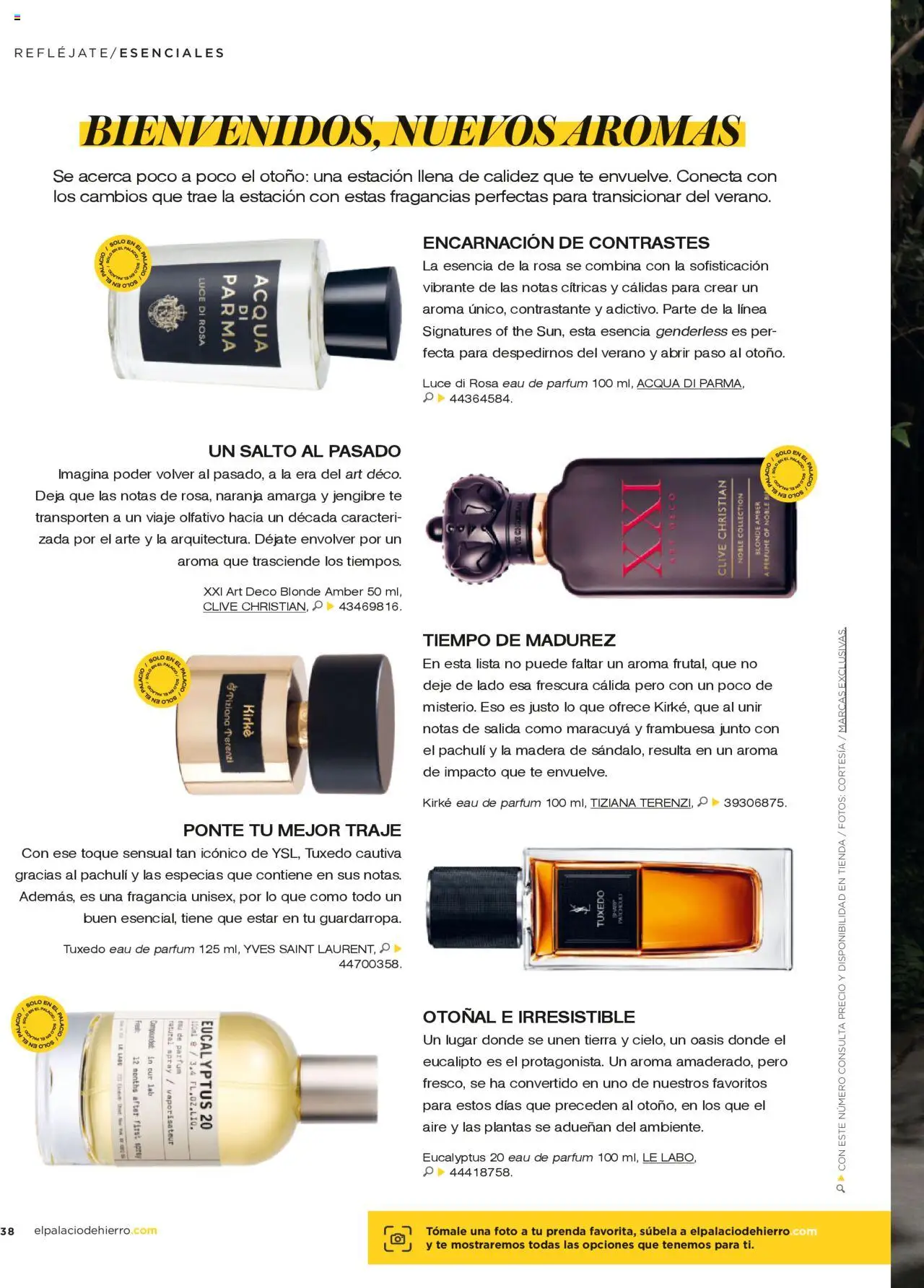 Nuevas ofertas de Palacio De Hierro válidas en toda la República Mexicana desde el 01.08.2025. ¡Encuentra las mejores ofertas en Palacio De Hierro - Catálogo! | Página: 40 | Productos: Traje, Té, Perfume, Fragancia