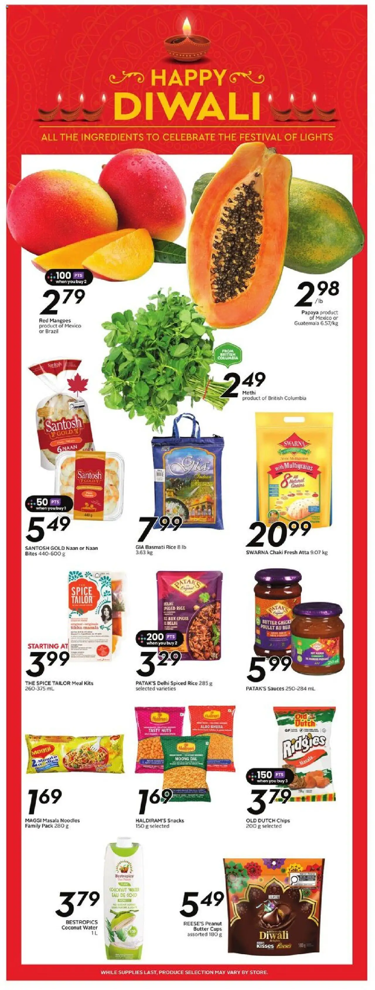 Safeway flyer valid from 11.09.2025 | Page: 15 | Products: Noodles, Chips, Nuts, Butter