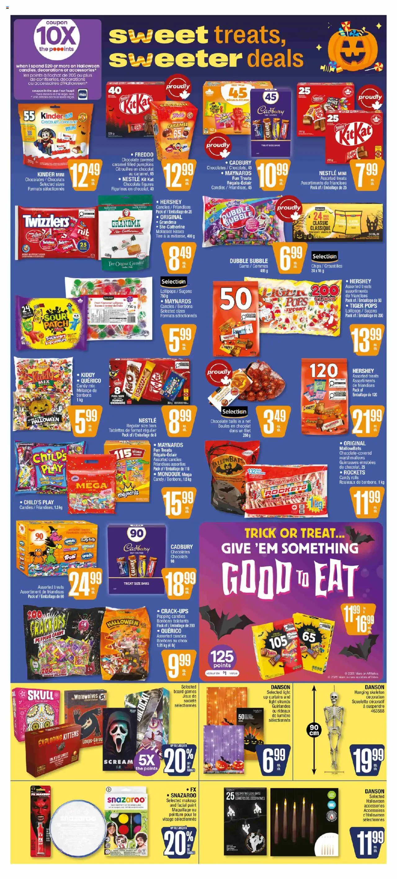 Jean Coutu flyer valid from 23.10.2025 | Page: 4 | Products: Candies, Chips, Milk, Chocolate