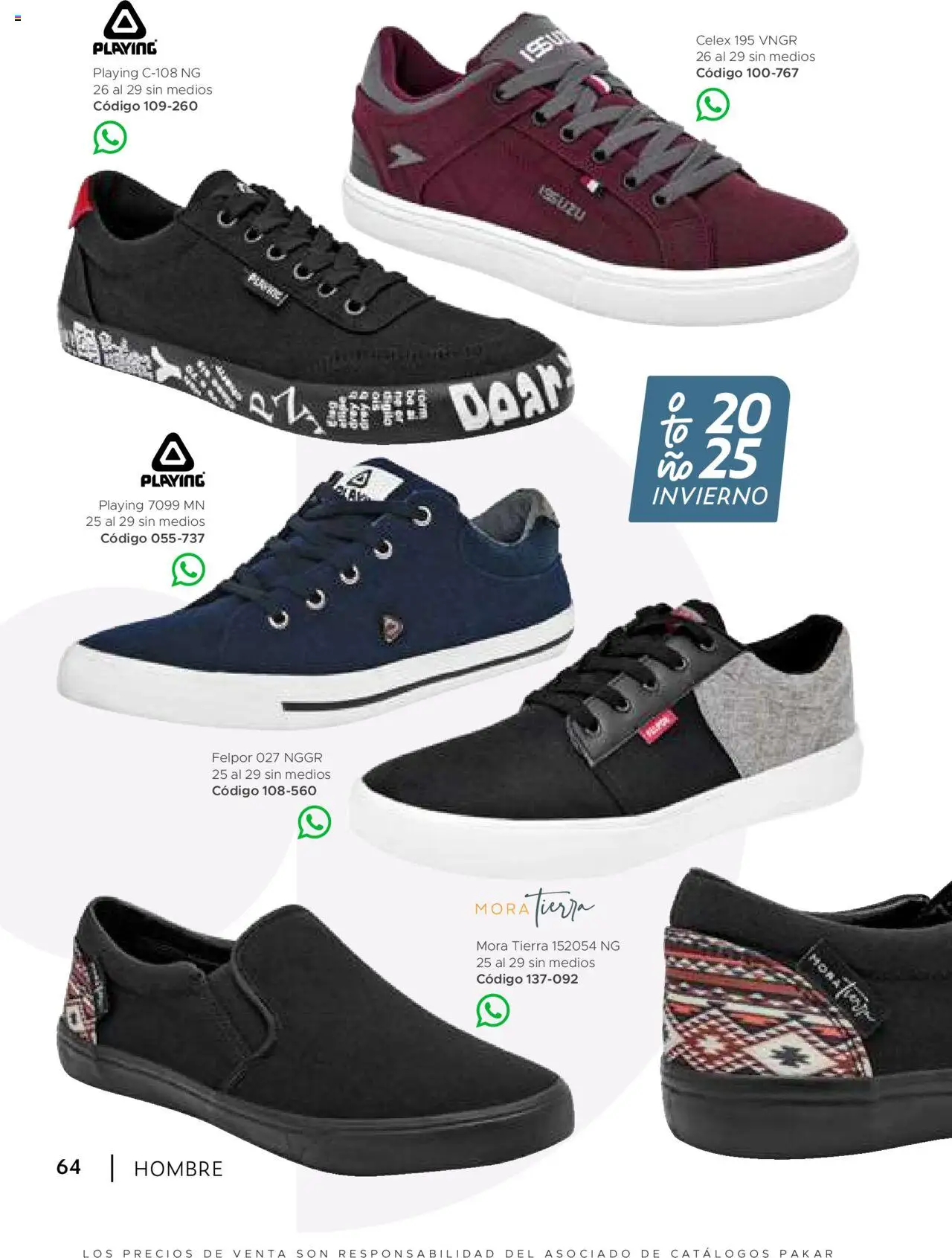 Nuevas ofertas de SC Pakar válidas en toda la República Mexicana desde el 24.07.2025. ¡Encuentra las mejores ofertas en SC Pakar - Catálogo Hombre otoño / invierno! | Página: 64