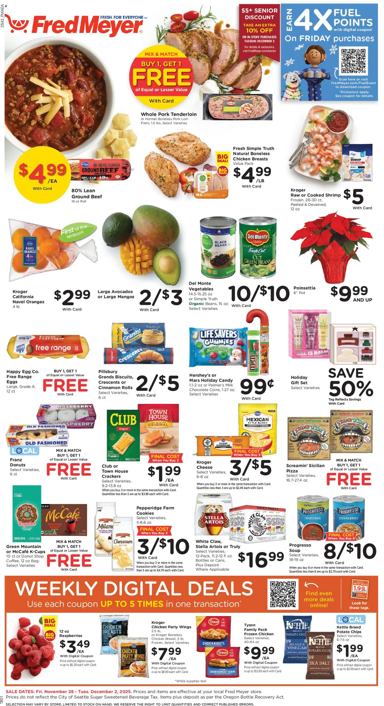 Fred Meyer Weekly Ad - valid from 28.11.2025 | Page: 1