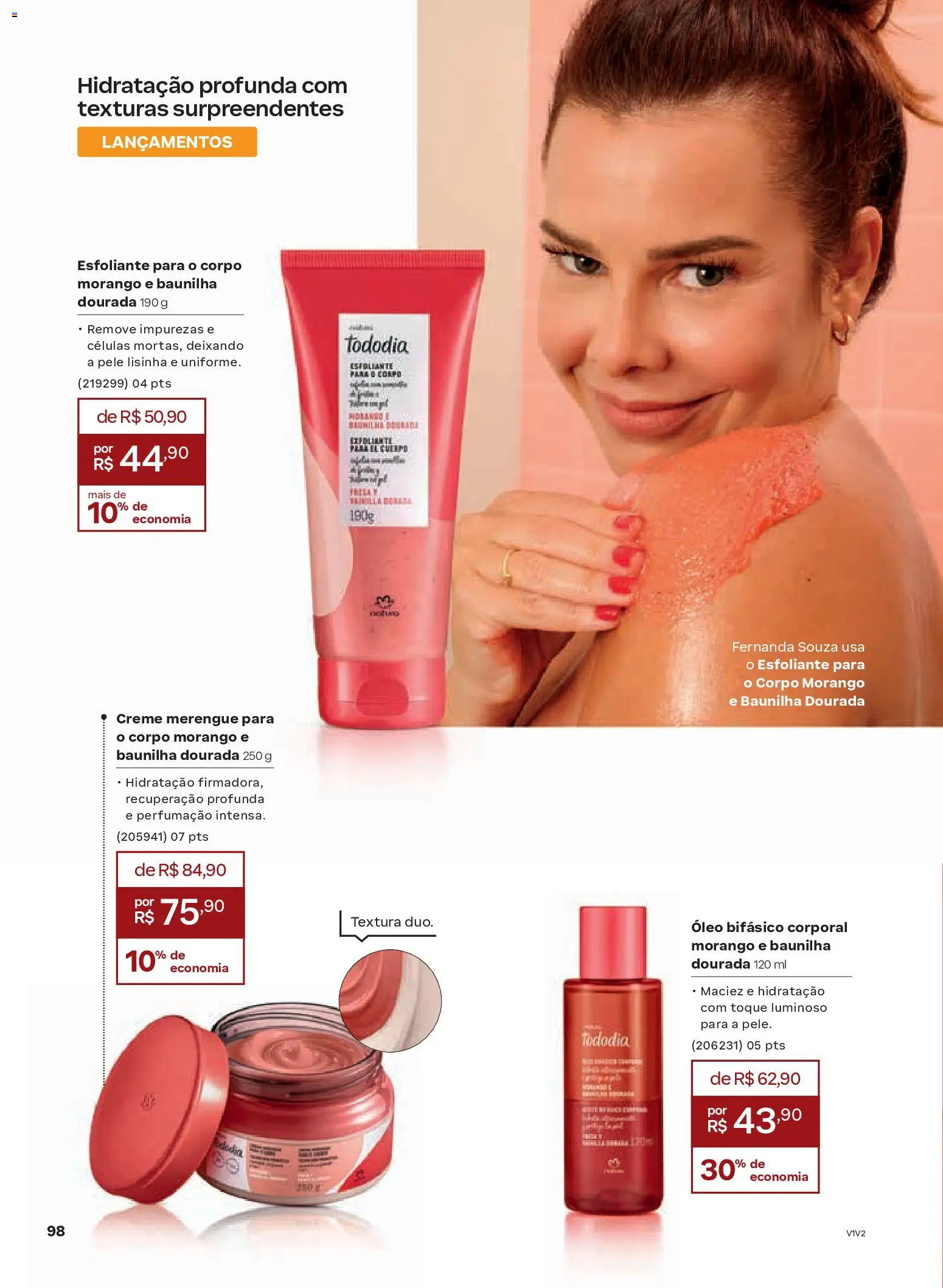Natura Folheto - válido de 19.02.2026 | Página: 98 | Produtos: Óleo, Creme