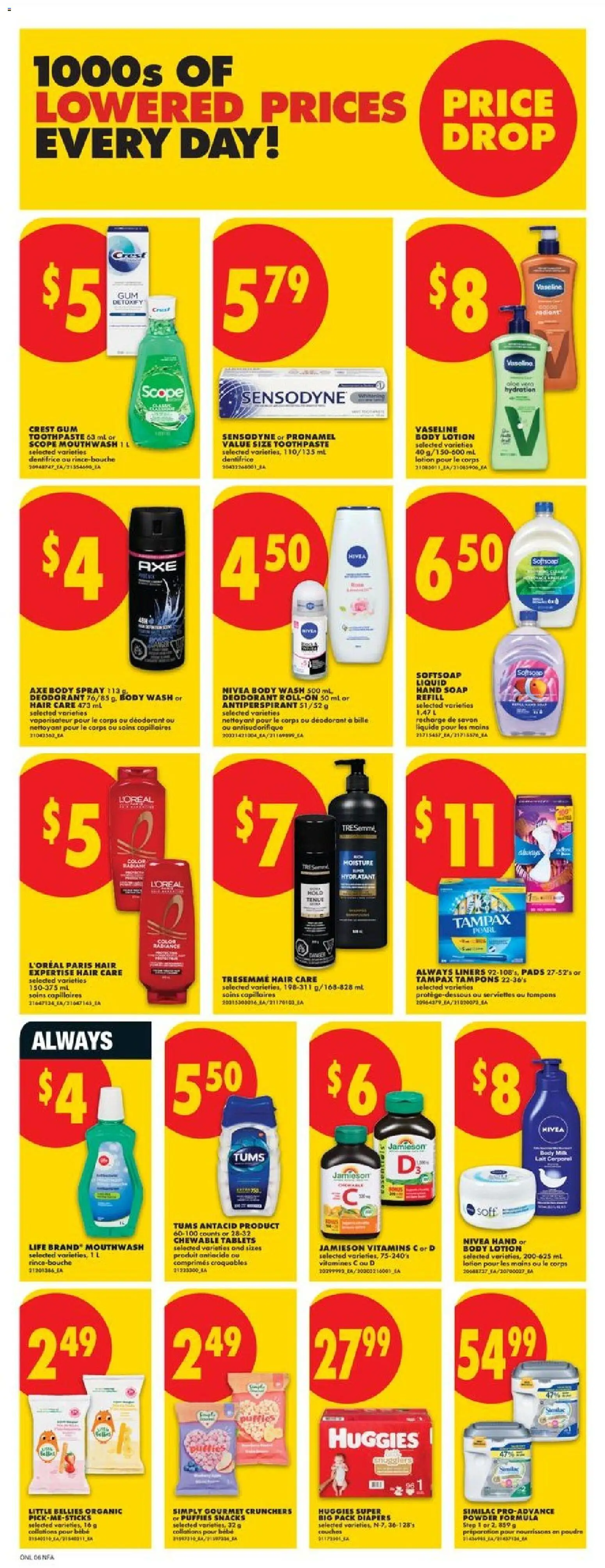 No Frills flyer valid from 19.03.2026 | Page: 11 | Products: Powder, Body lotion, Deodorant, Toothpaste