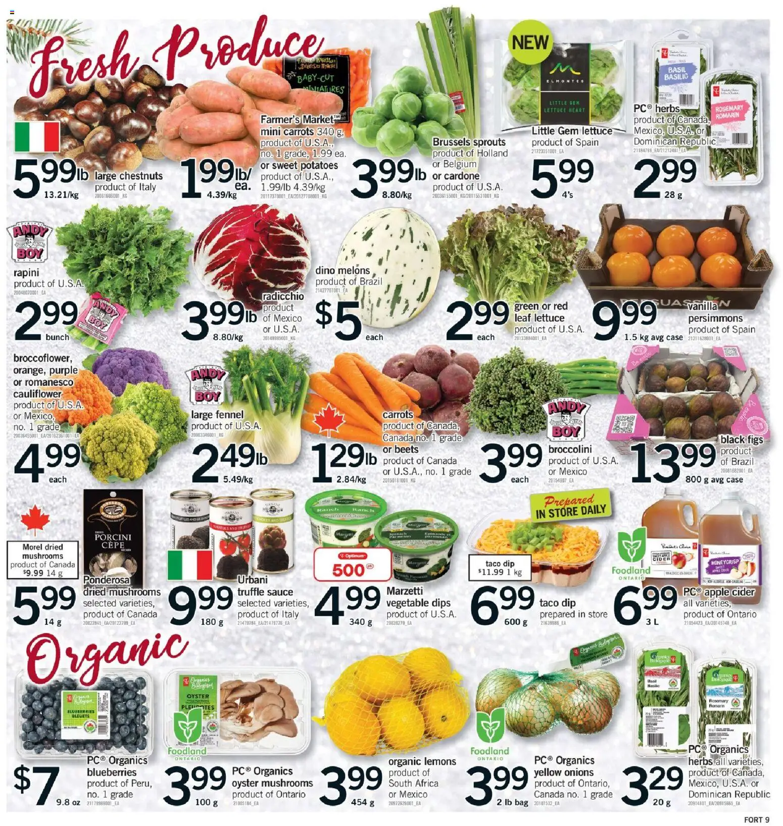 Fortinos flyer valid from 11.12.2025 | Page: 10 | Products: Potatoes, Case, Bag