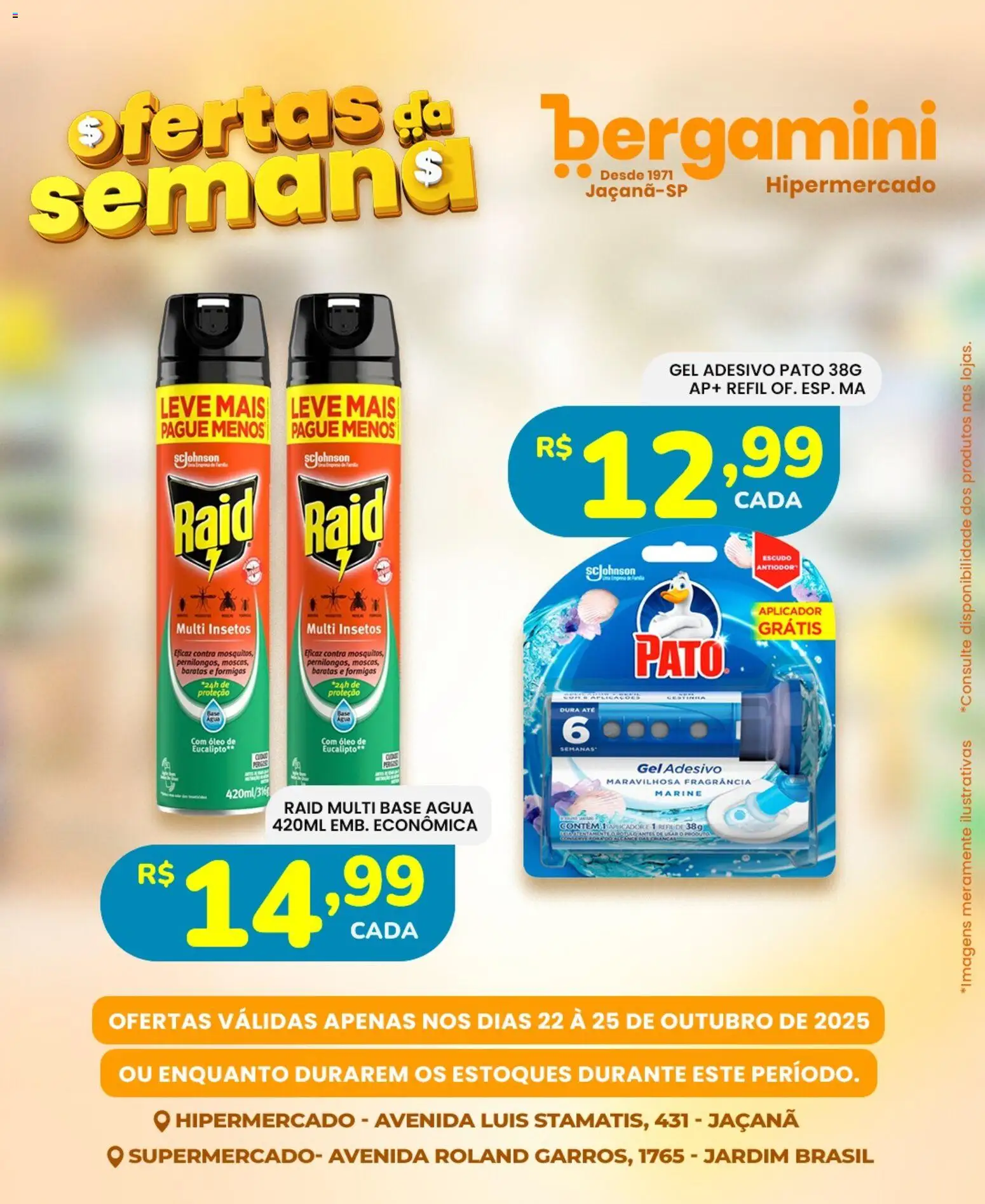 Supermercado Bergamini Folheto - válido de 22.10.2025 | Página: 16 | Produtos: Fragrância, Óleo, Base