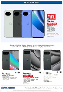 Preview of Harvey Norman catalogue  - valid from 02.04.2026 | Page: 8 | Products: Camera, Audio, Screen, Mobile