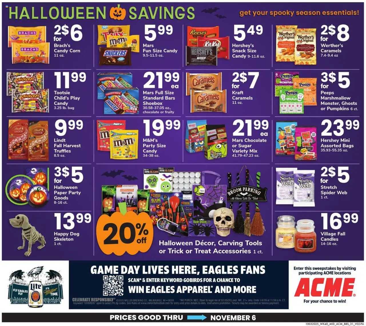 Acme Big Book of Savings - valid from 03.10.2025 | Page: 31 | Products: Shoebox, Chocolate, Pumpkin, Game