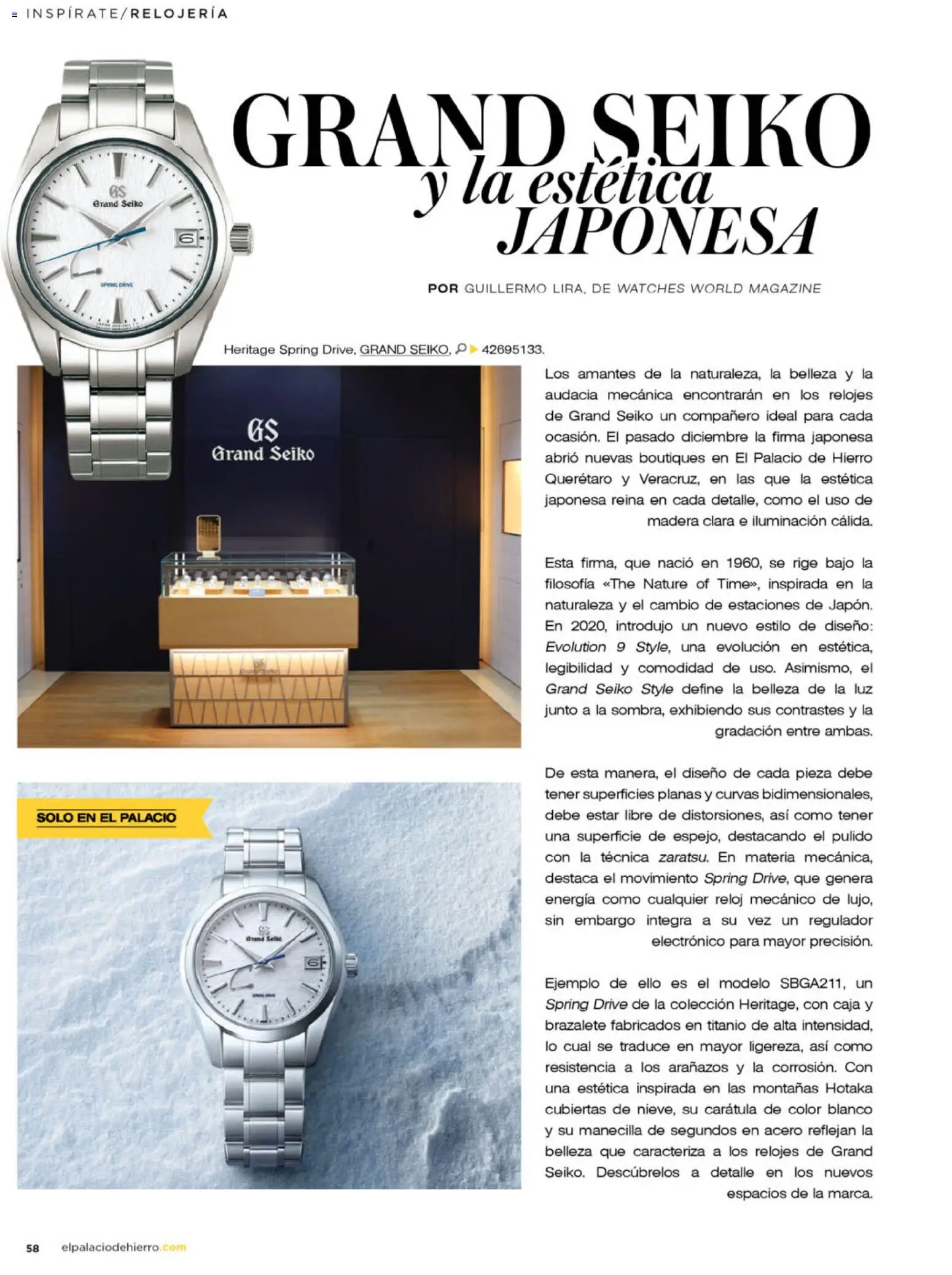 Nuevas ofertas de Palacio De Hierro válidas en toda la República Mexicana desde el 01.03.2026. ¡Encuentra las mejores ofertas en Palacio De Hierro catálogo! | Página: 60 | Productos: Caja, Reloj, Brazalete