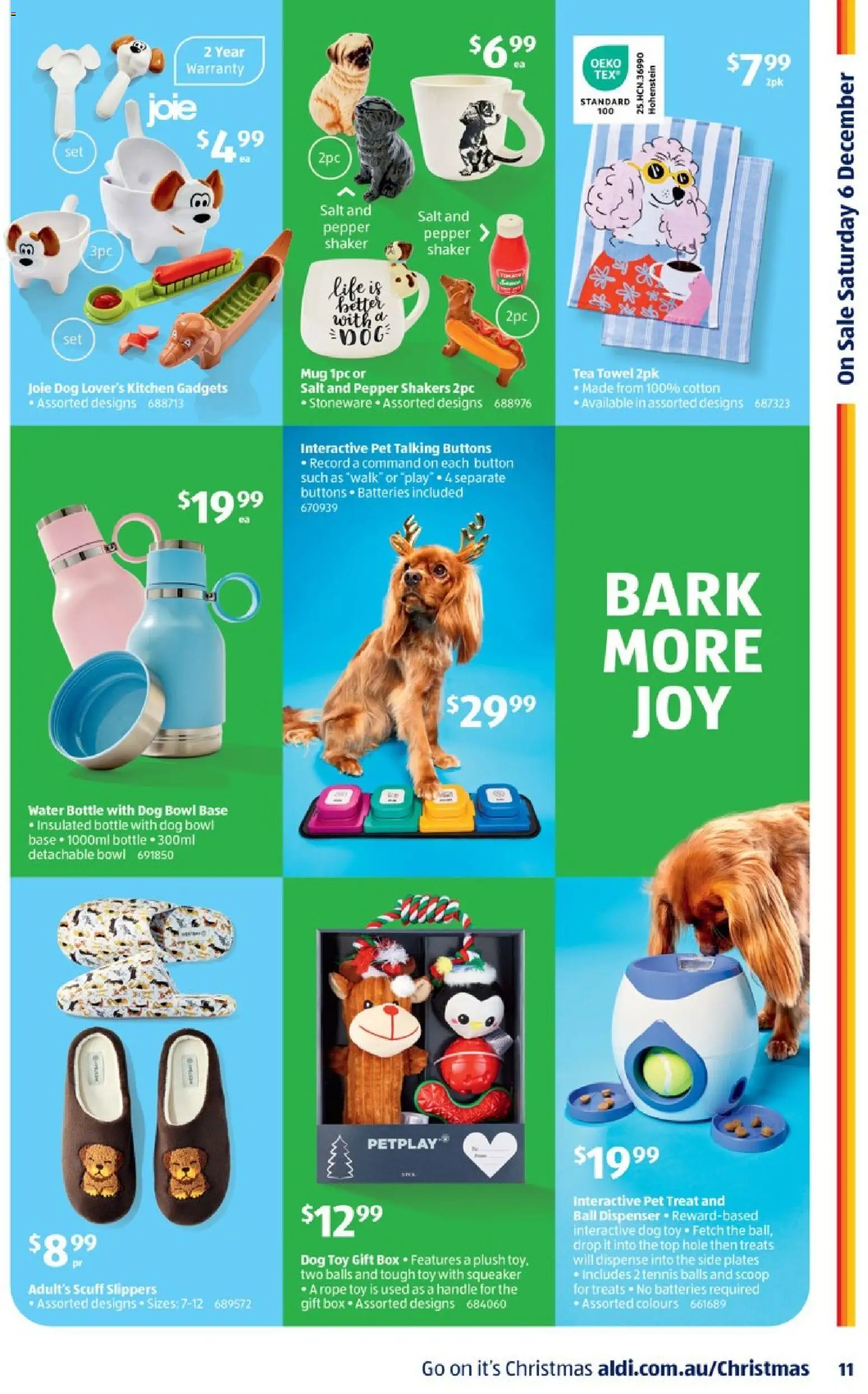 Aldi catalogue - valid from 03.12.2025 | Page: 11 | Products: Tea, Water, Salt, Batteries