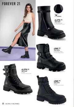 Vista previa de Andrea catálogo Botas y Botines, nuevo folleto de la tienda, válido en México a partir del 08.03.2026 | Página: 22 | Productos: Botas, Botines