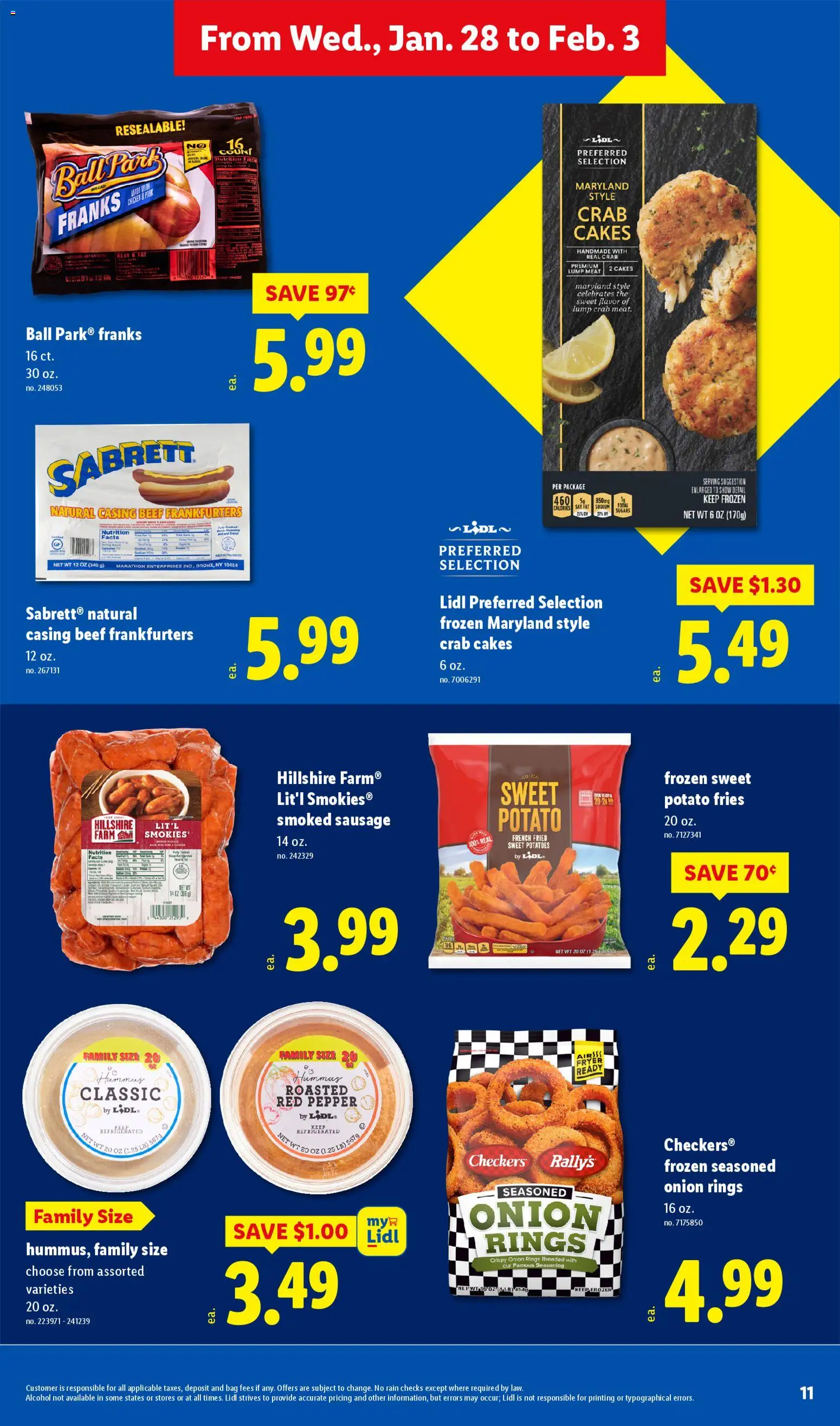 Lidl Weekly Ad - valid from 28.01.2026 | Page: 11 | Products: Beef, Potatoes, Sausage, Onion