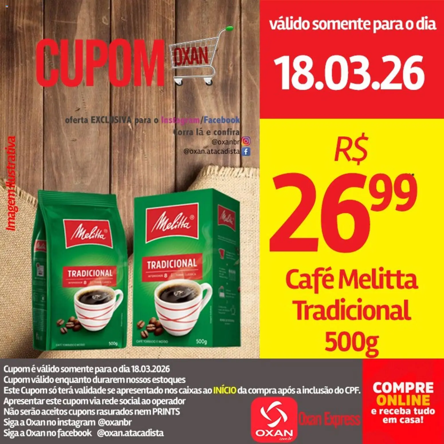 Oxan Atacadista Folheto - válido de 18.03.2026 | Página: 4 | Produtos: Café