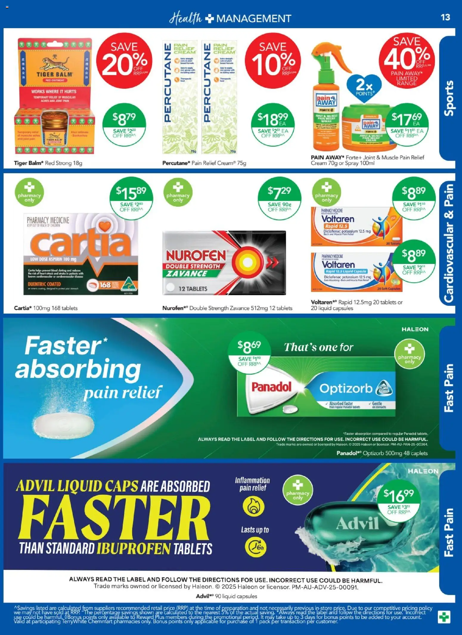 Terry White catalogue - valid from 22.01.2026 | Page: 14 | Products: Cream, Tablets, Pain relief