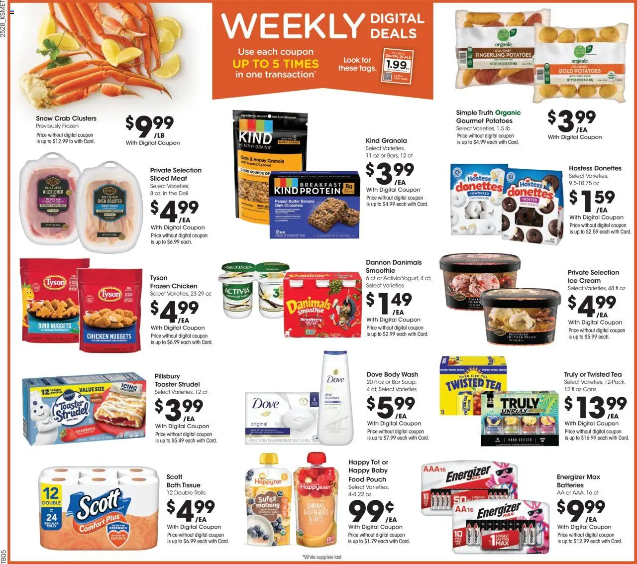 King Soopers Weekly Ad - valid from 13.08.2025 | Page: 2 | Products: Toaster, Cream, Ice cream, Oven