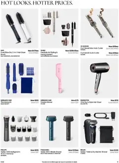Myer catalogue - valid from 12.08.2025 | Page: 15 | Products: Brush, Dryer, Electric shaver, Hair dryer
