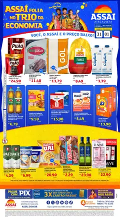Encarte Assaí Atacadista - GO - Pré-Visualização do folheto da loja Assaí Atacadista, válido de 31.01.2026