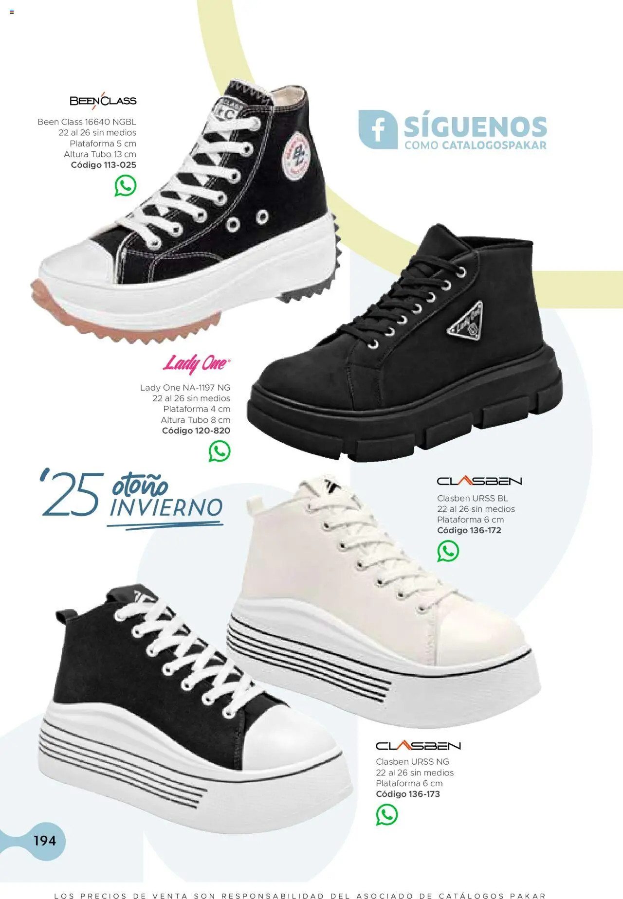 Nuevas ofertas de SC Pakar válidas en toda la República Mexicana desde el 24.07.2025. ¡Encuentra las mejores ofertas en SC Pakar - Catálogo Bota! | Página: 194