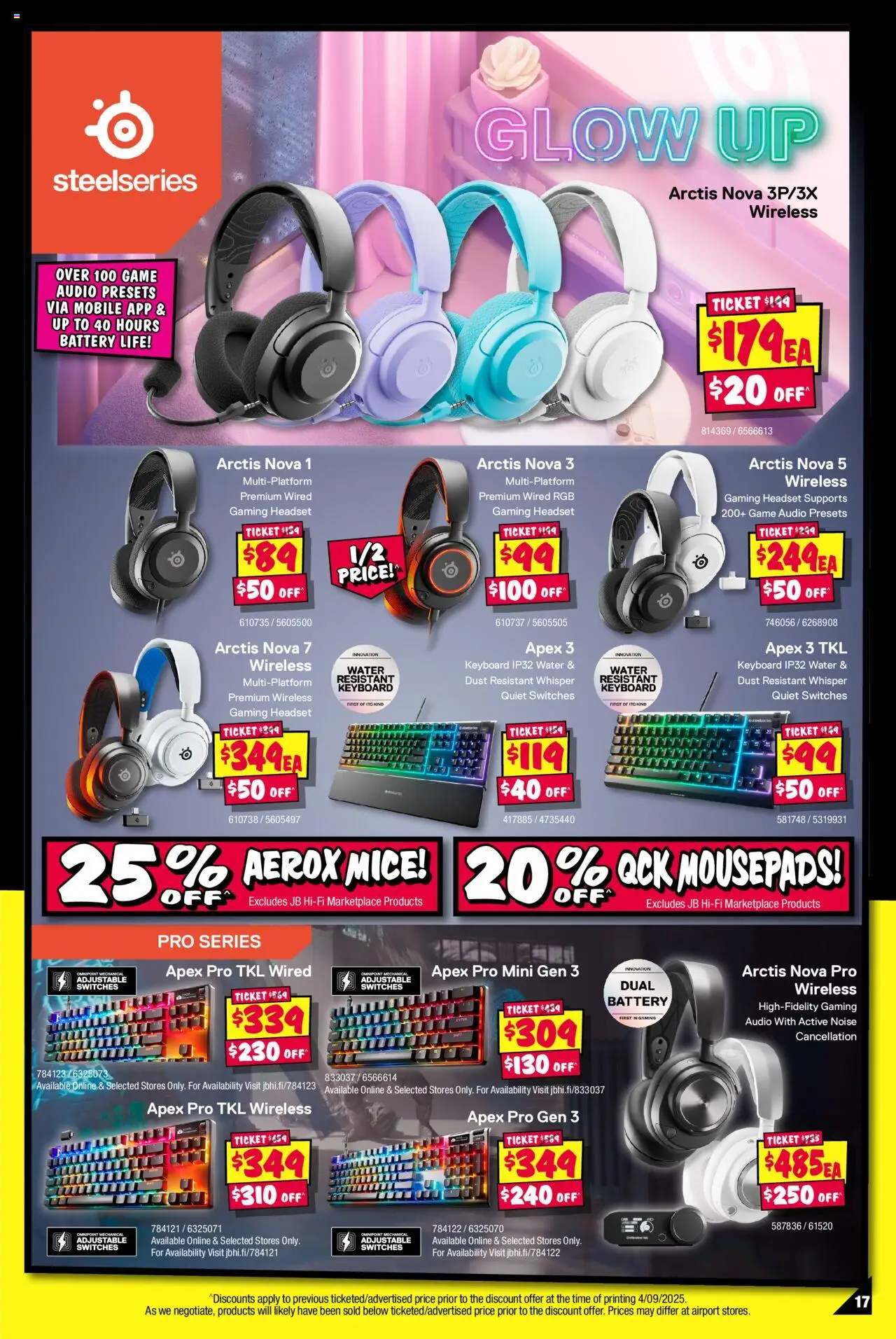 JB Hi-Fi catalogue - valid from 25.09.2025 | Page: 17 | Products: Battery, Keyboard, Game, Mobile