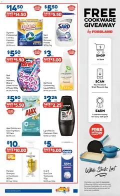Preview of Foodland Catalogue  - valid from 29.09.2025 | Page: 5 | Products: Conditioner, Cookware, Antiperspirant, Sensitive teeth