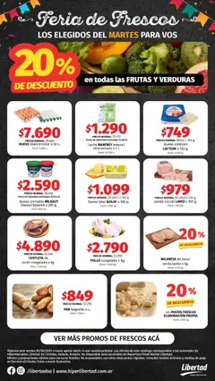 Vista previa Hipermercado Libertad - Feria de Frescos - CENTRO válido desde el 05.08.2025