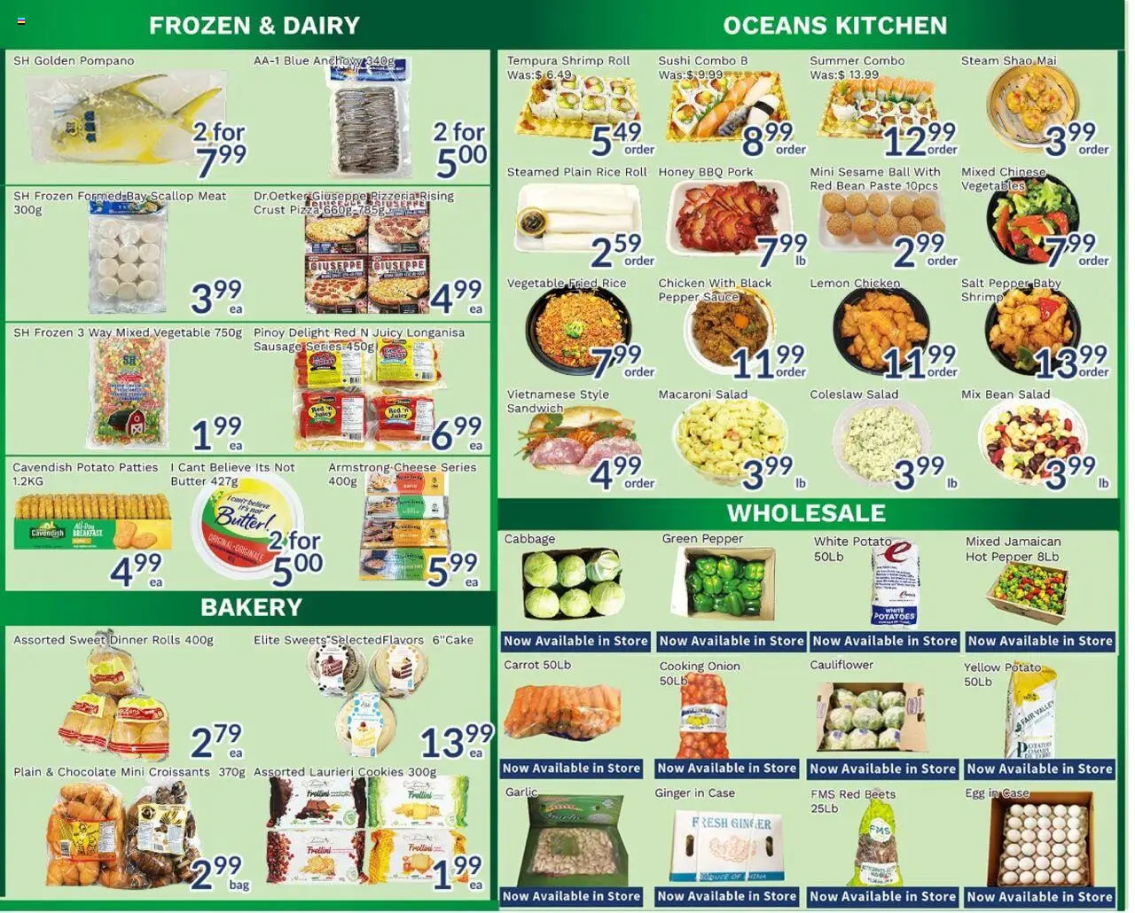 Oceans flyer valid from 19.09.2025 | Page: 4 | Products: Rice, Bakery, Chocolate, Pork