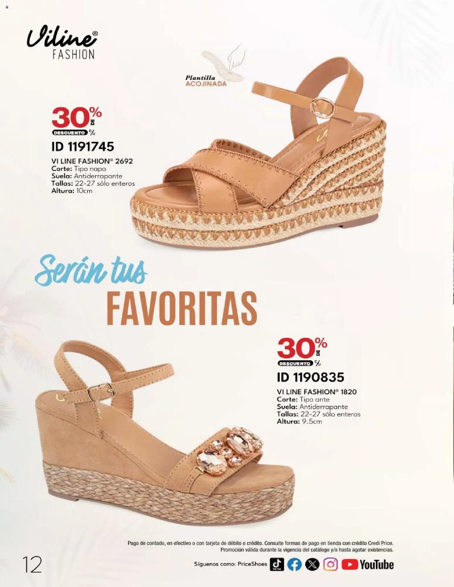 Nuevas ofertas de Price Shoes válidas en toda la República Mexicana desde el 20.03.2026. ¡Encuentra las mejores ofertas en Price Shoes catálogo 10 Pagos Sin Intereses! | Página: 12