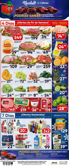 Vista previa de Calimax folleto Tecate, nuevo folleto de la tienda, válido en México a partir del 28.11.2025