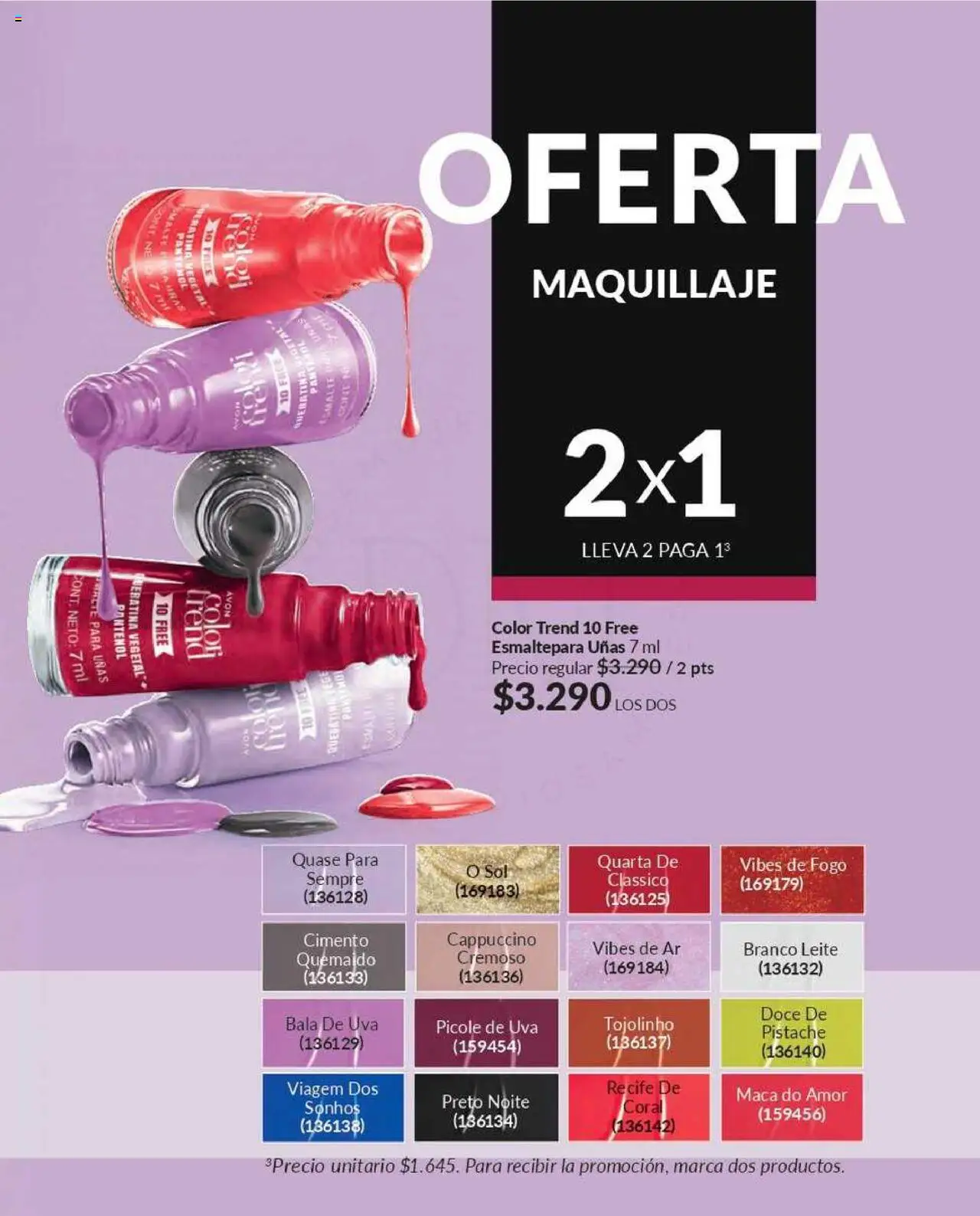 Catálogo Avon Campaña 10 │ válido desde el 03.06.2025 | Página: 46 | Productos: Uva, Maquillaje