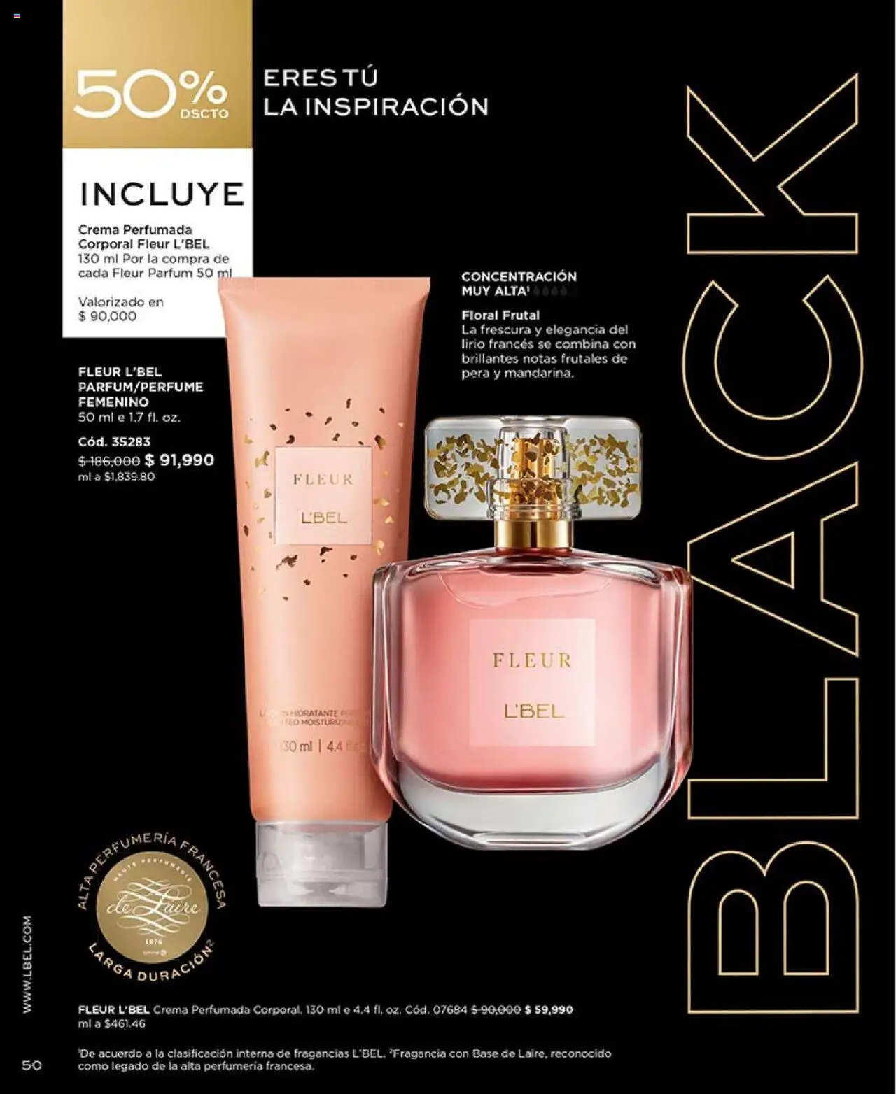 L'Bel revista - valida desde el 14.10.2025 | Página: 50 | Productos: Crema, Fragancia, Pera