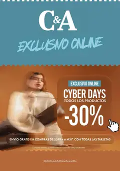 Vista previa de C&A Cyber Days, nuevo folleto de la tienda, válido en México a partir del 01.12.2025