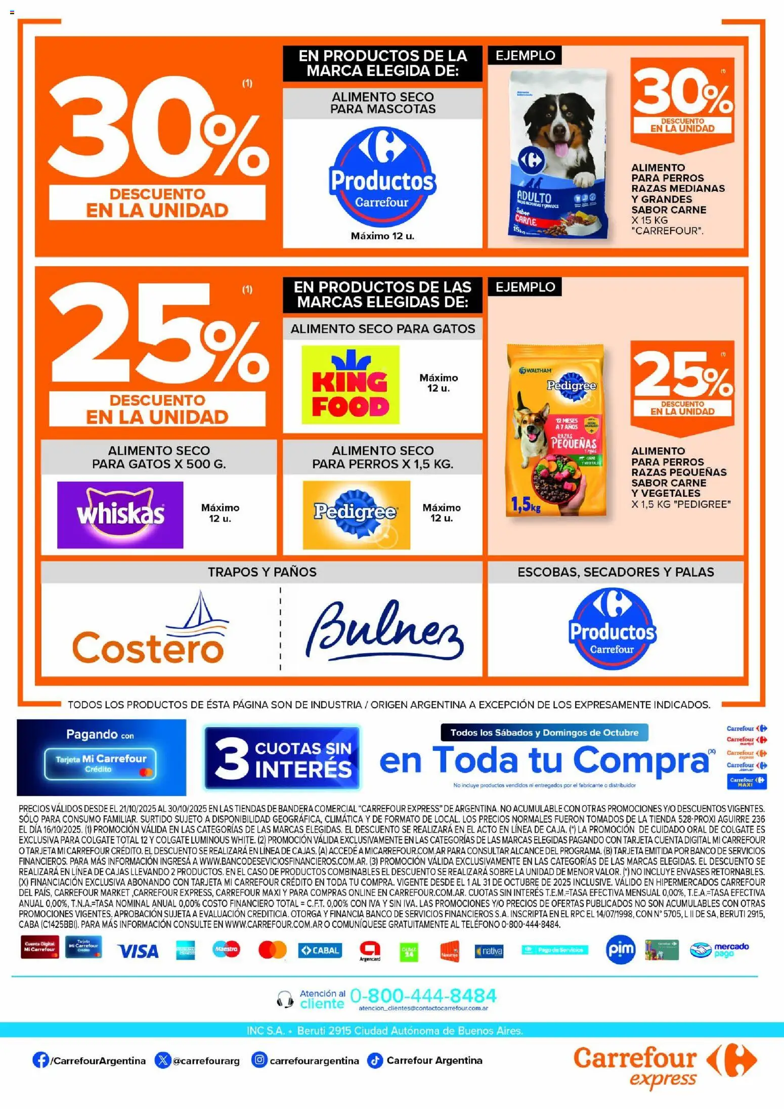 Carrefour ofertas - Mendoza │ válido desde el 21.10.2025 | Página: 5 | Productos: Teléfono, Caso, Banco, Sobre