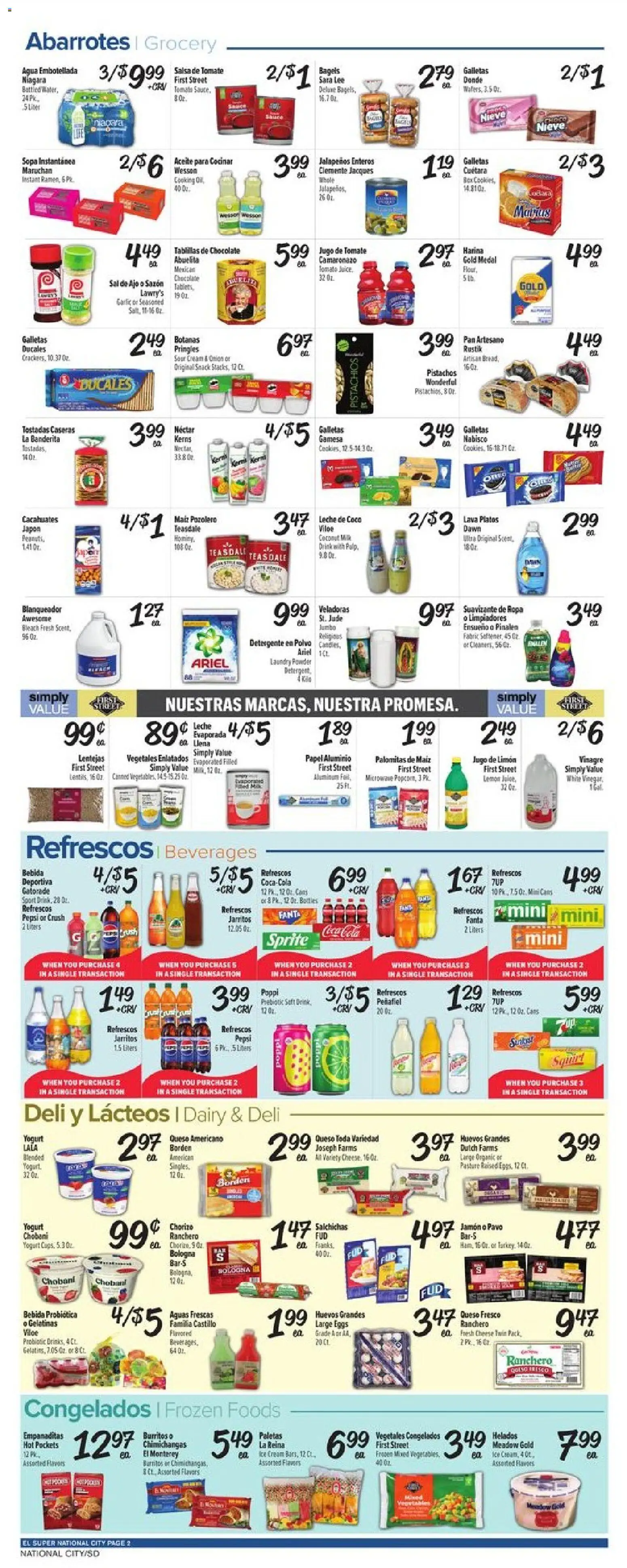 El Super Weekly Ad - valid from 25.02.2026 | Page: 2 | Products: Box, Microwave, Detergent, Ice cream