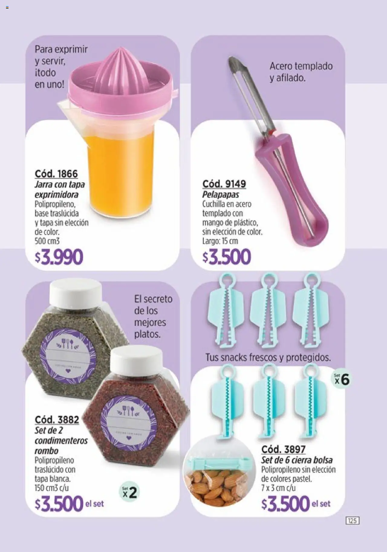 Catálogo Amodil Campaña 12 │ válido desde el 26.06.2025 | Página: 125 | Productos: Bolsa, Jarra, Mango