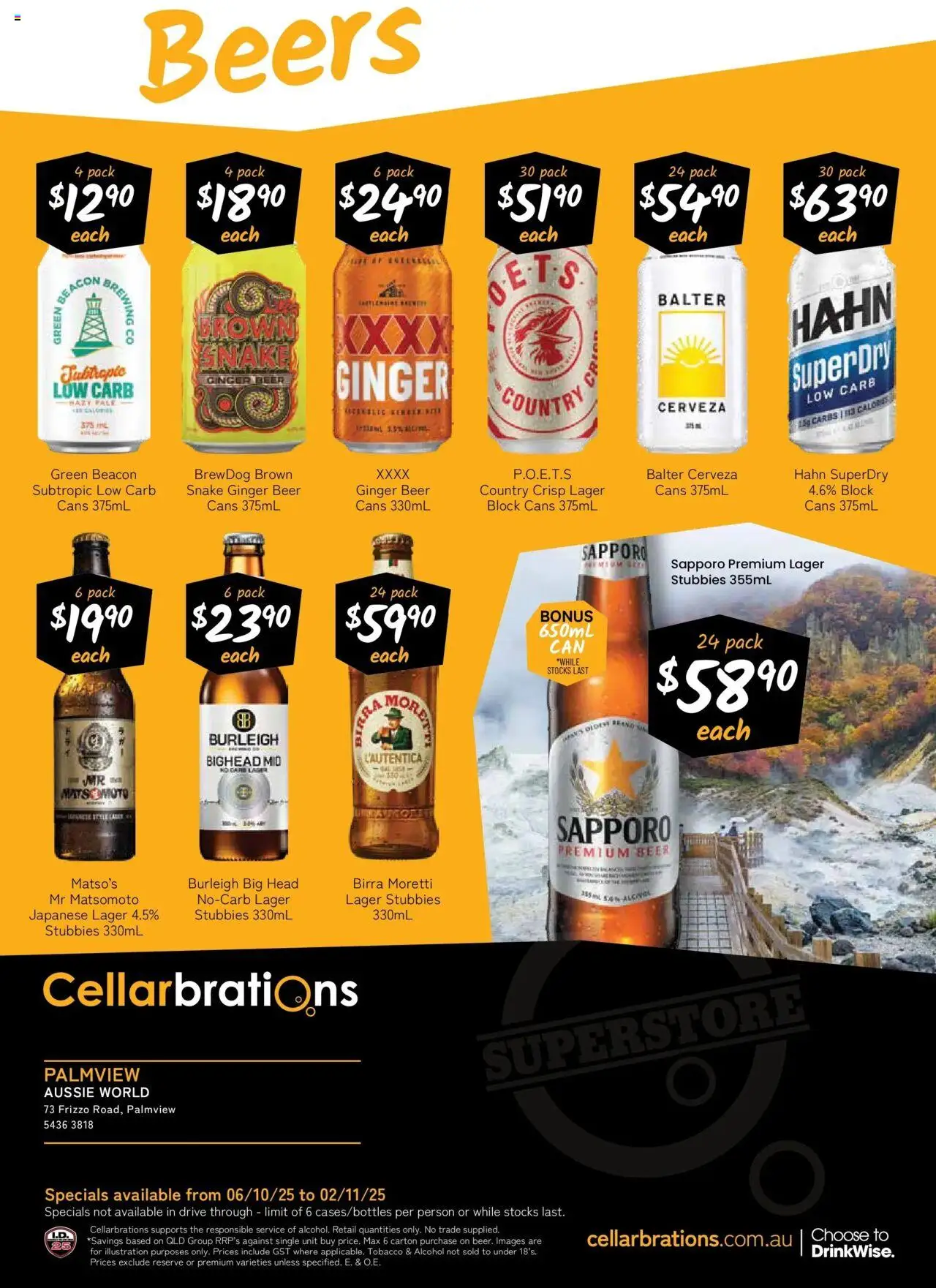 Cellarbrations catalogue - valid from 06.10.2025 | Page: 6 | Products: Ginger, Beer